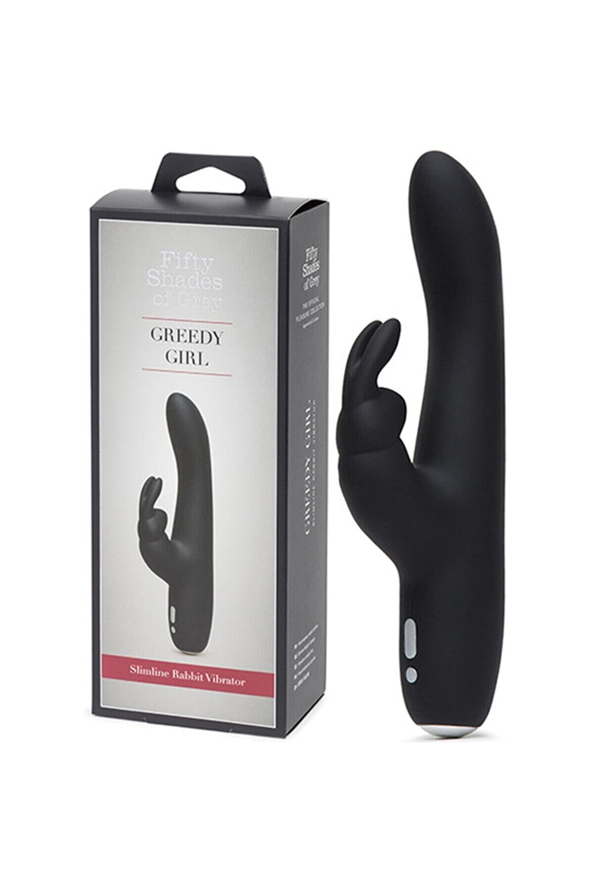 Fi̇fty Shades Of Grey Greedy Gi̇rl Rechargeable Sli̇mli̇ne Rabbi̇t Vi̇brat&ouml;r