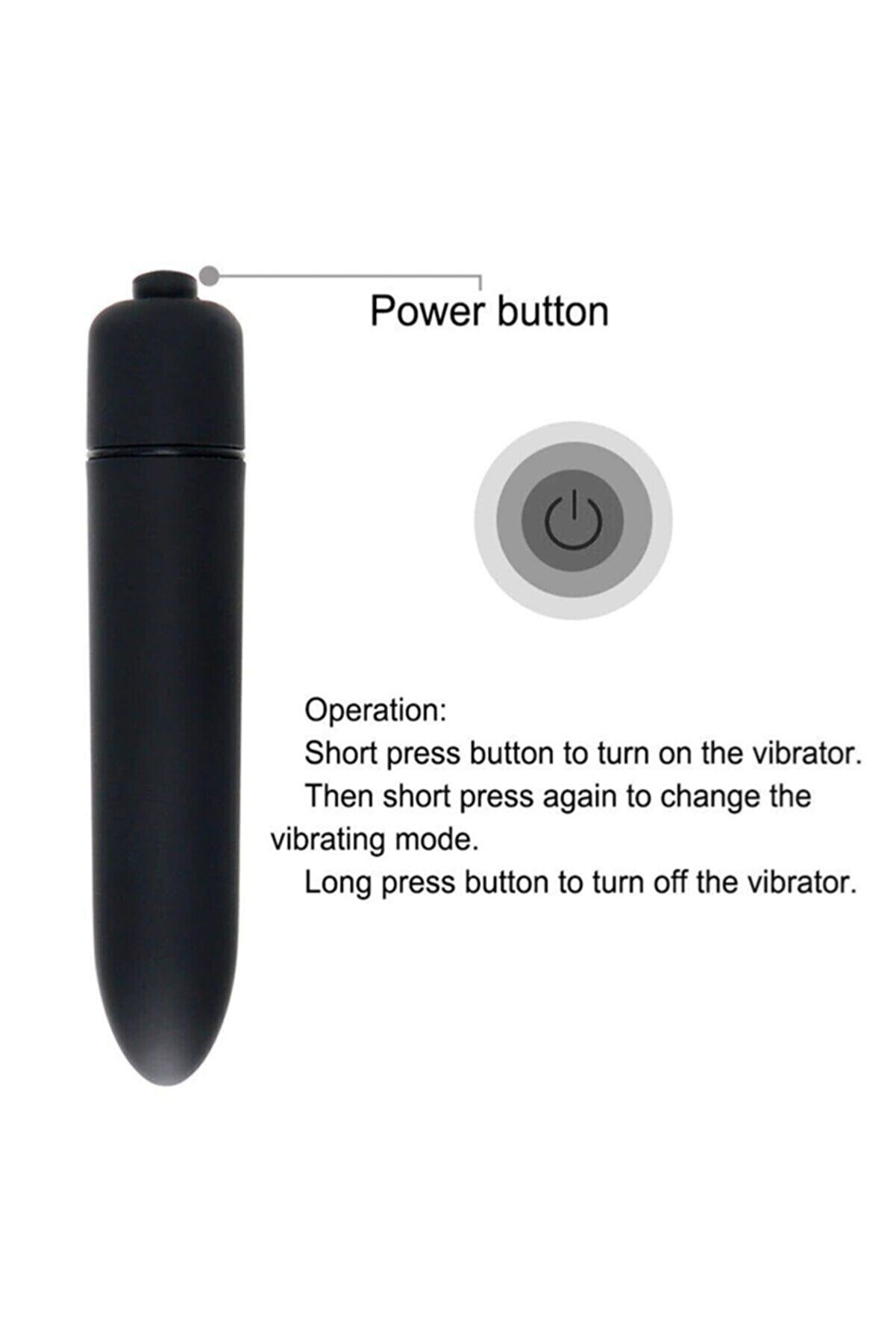 Erox 10 Farklı Hızda &Ccedil;alışan Kurşun Vi̇brat&ouml;r