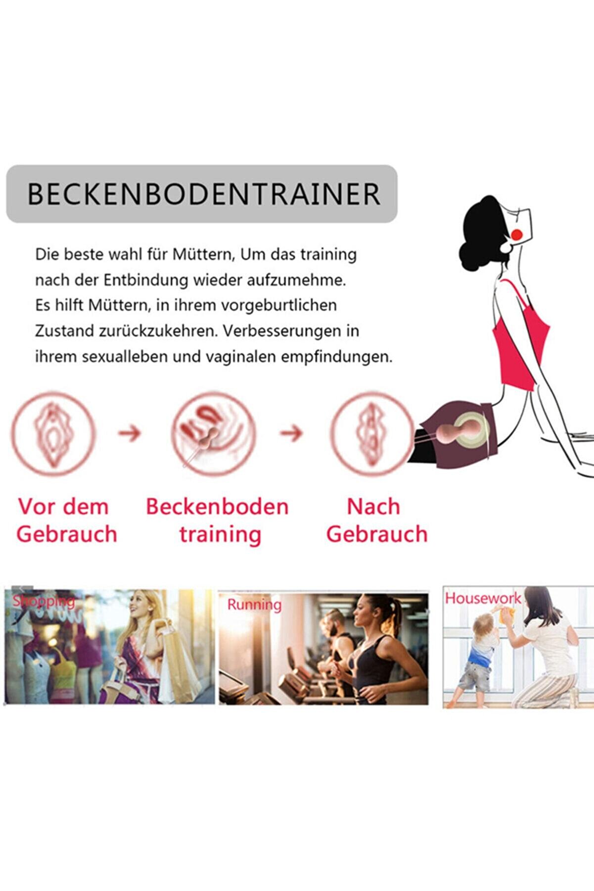 Erox Exui̇s Balls Set Uzaktan Kumanda Kegel Egzersi̇z Vi̇brat&ouml;r&uuml;