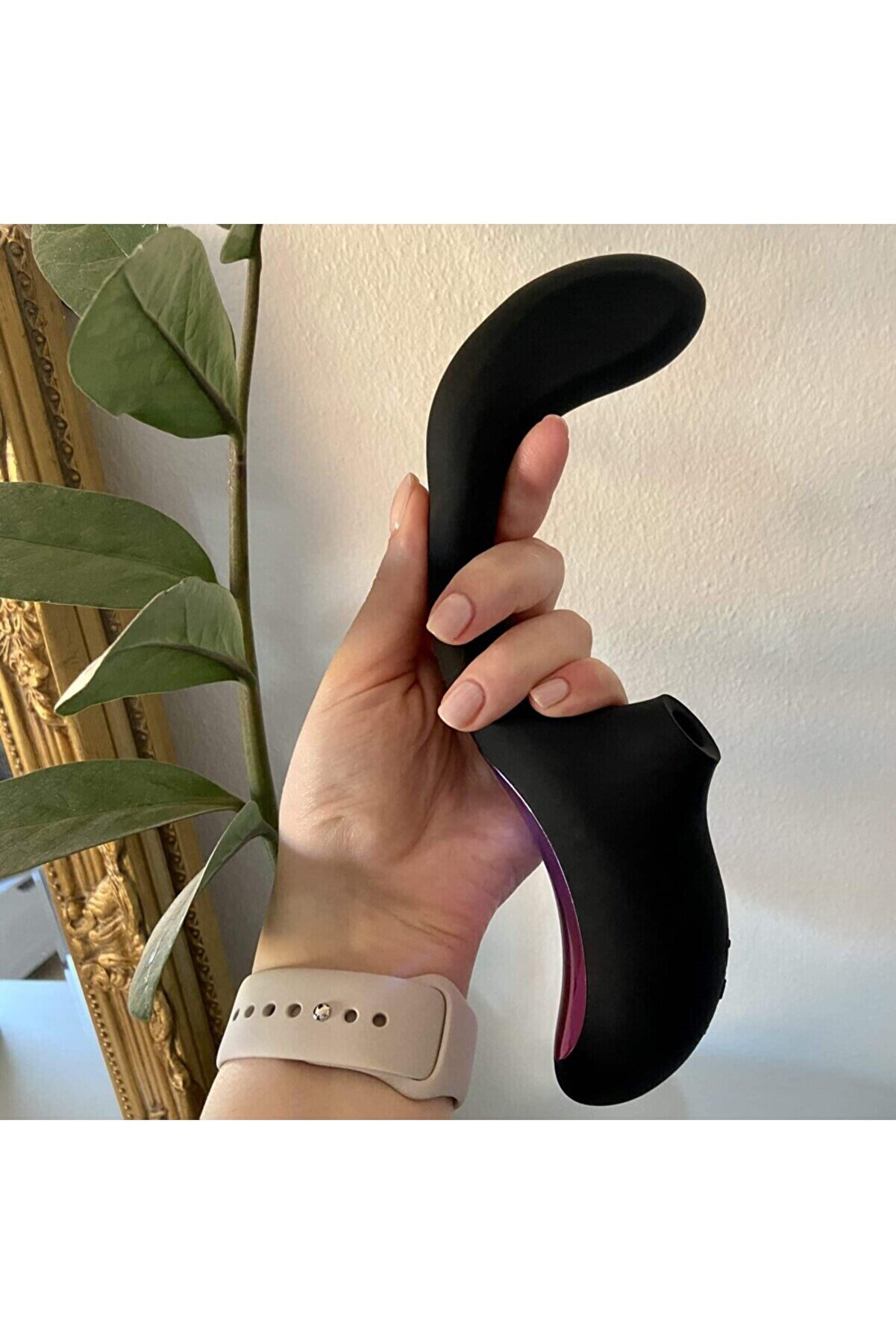 Erox Lelo Eni̇gma Crui̇se Black Dual Acti̇on Soni̇c Massager Vi̇brat&ouml;r