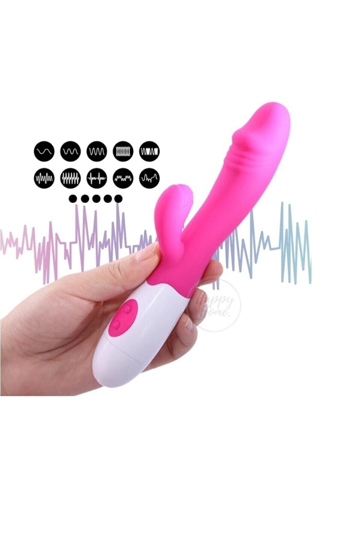 Erox En &Ccedil;ok Terci̇h Edi̇len 30 Modlu Şarjlı G-Spot Pembe Di̇ldo Rabbi̇t Vi̇brat&ouml;r