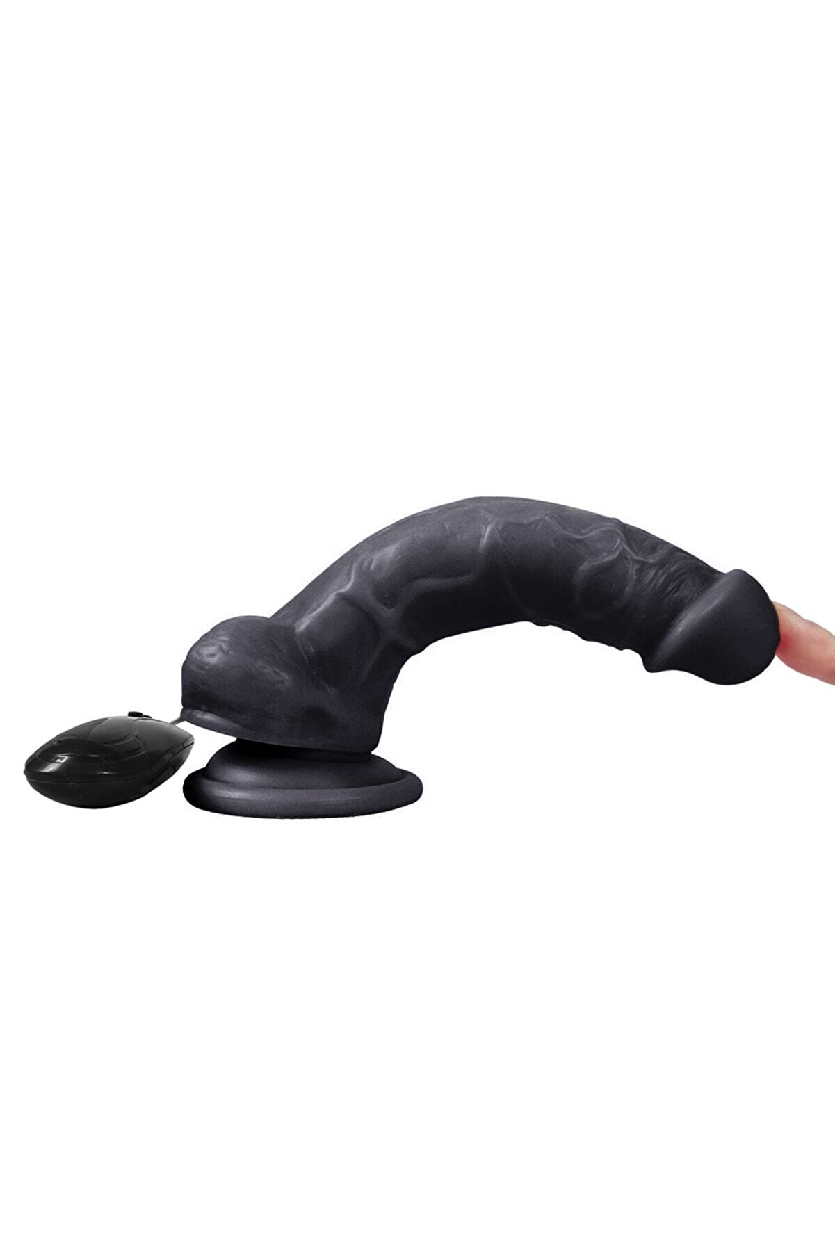 Erox Adoni̇s 17Cm Ti̇treşi̇mli̇ Blackreali̇sti̇k Peni̇s Di̇ldo Vi̇brat&ouml;r