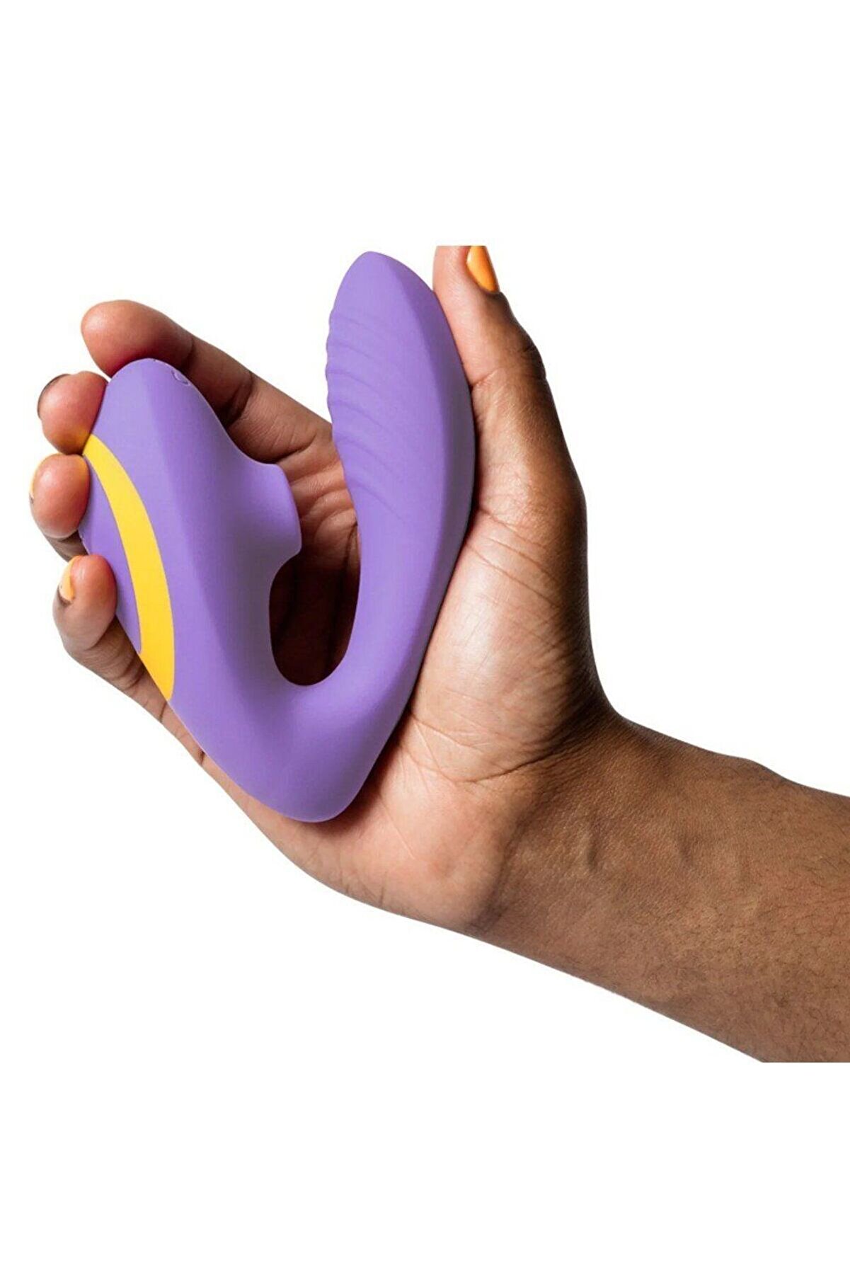 Erox Reverb Cli̇toral And G Spot Dual Sti̇mulator Emi̇ş G&uuml;&ccedil;l&uuml; Vi̇brat&ouml;r