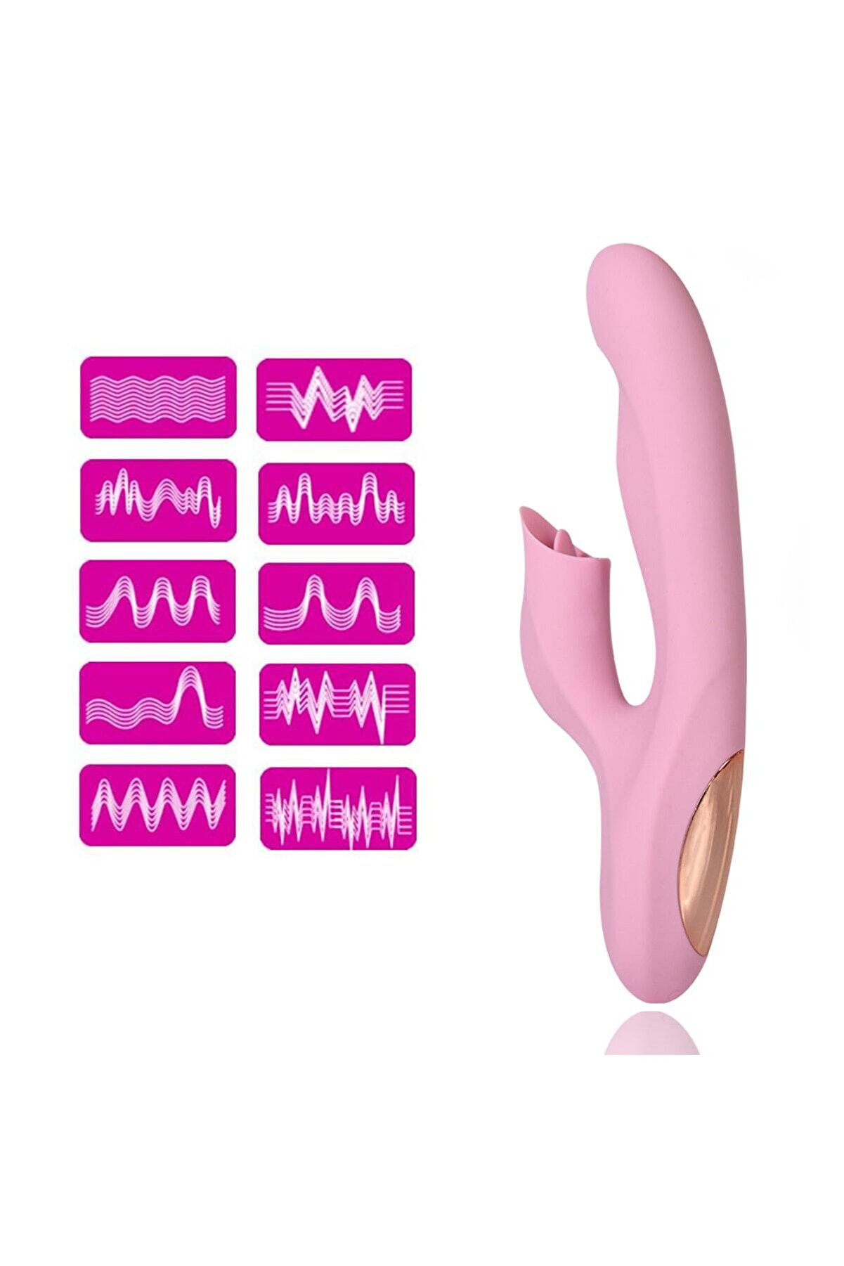 Erox Pi̇nk Pearl Tongue Li̇cki̇ng Vi̇brat&ouml;r