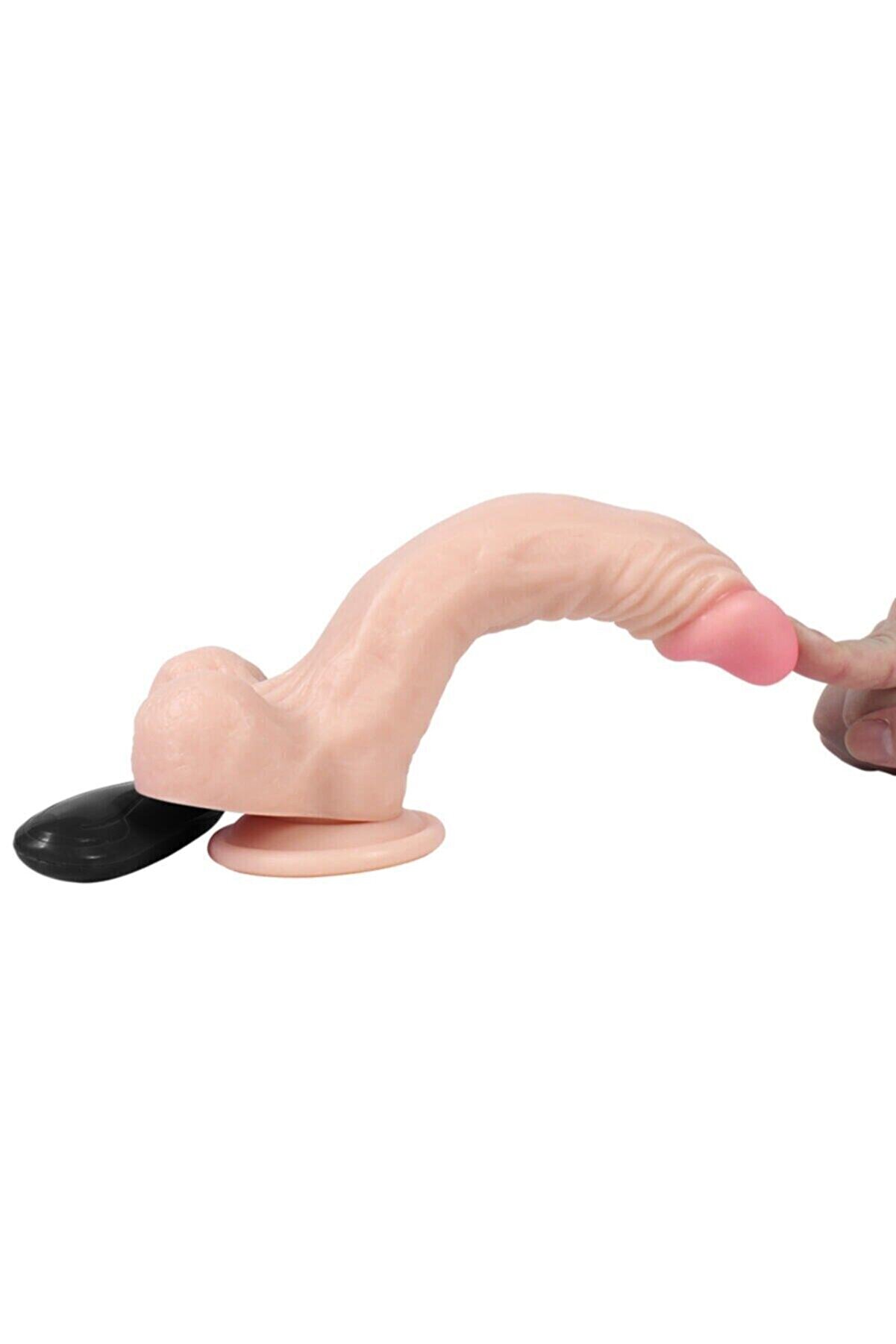 Erox Beast Sexy 10 Fonksi̇yonlu Ti̇treşi̇mli̇ Reali̇sti̇k Peni̇s 19 Cm