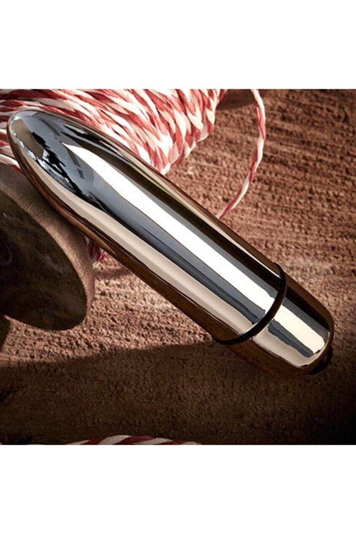 Erox 10 Modlu Chrome Ti̇treşi̇mli̇ Mi̇ni̇ Vi̇brat&ouml;r