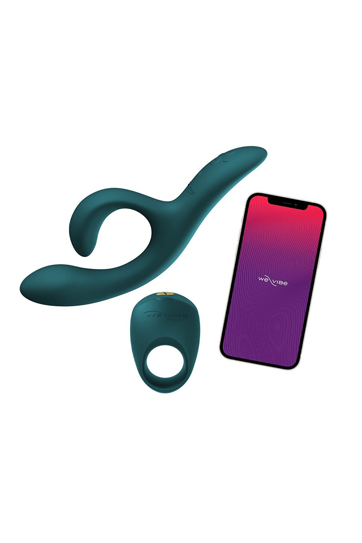 We-Vi̇be Date Ni̇ght Set Telefon Kontroll&uuml; Cockri̇ng Vi̇brat&ouml;r Set