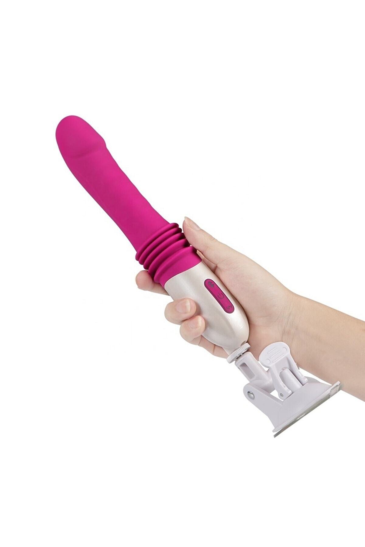 Erox Shqu Y&ouml;n&uuml; Ayarlanabi̇li̇r Ileri̇-Geri̇ Haraketli̇ Ti̇treşi̇mli̇ Vi̇brat&ouml;r&Peni̇s