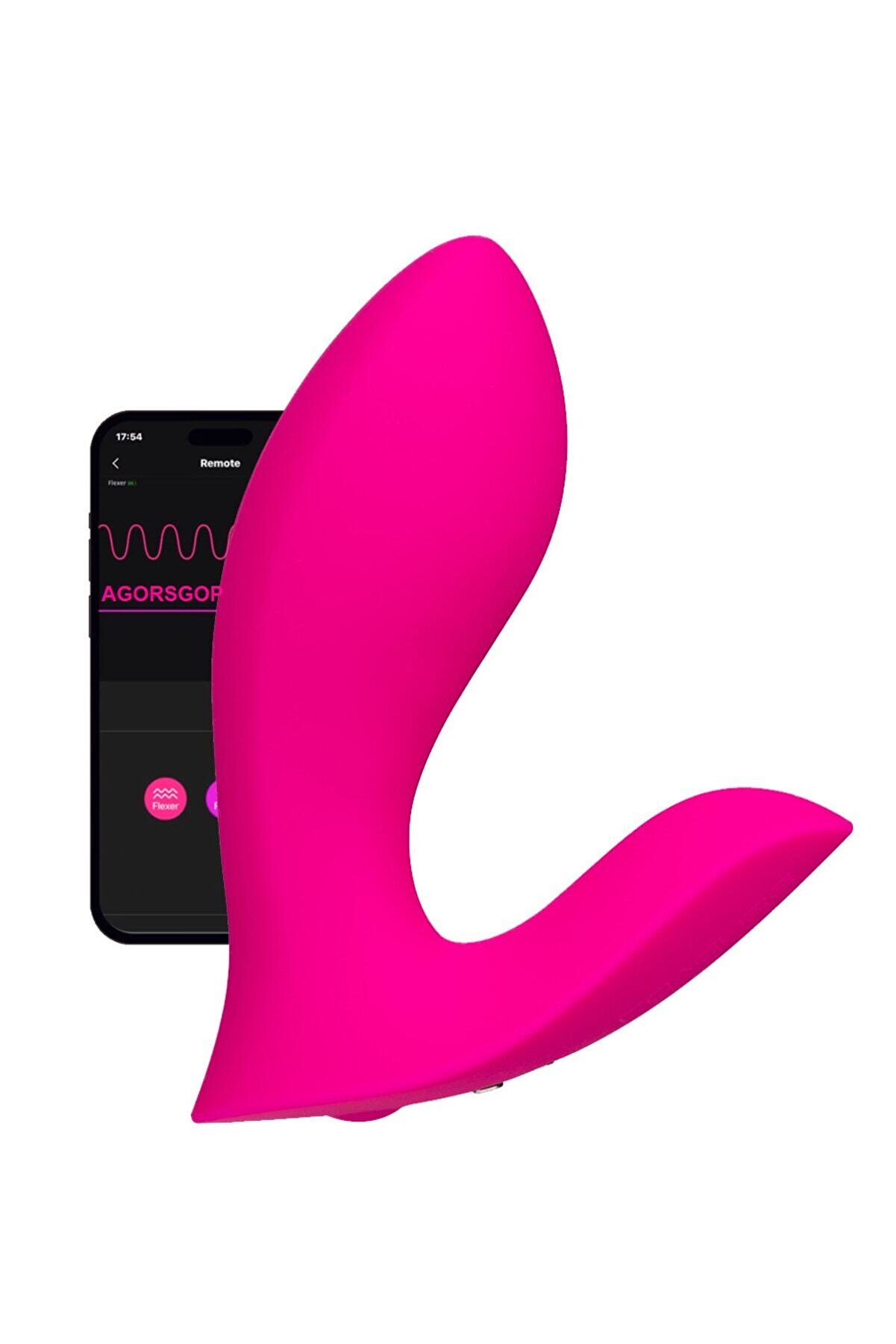 Lovense Flexer Telefon Kontroll&uuml; Gi̇yi̇lebi̇li̇r &Ccedil;amaşır I&ccedil;i̇ Vi̇brat&ouml;r