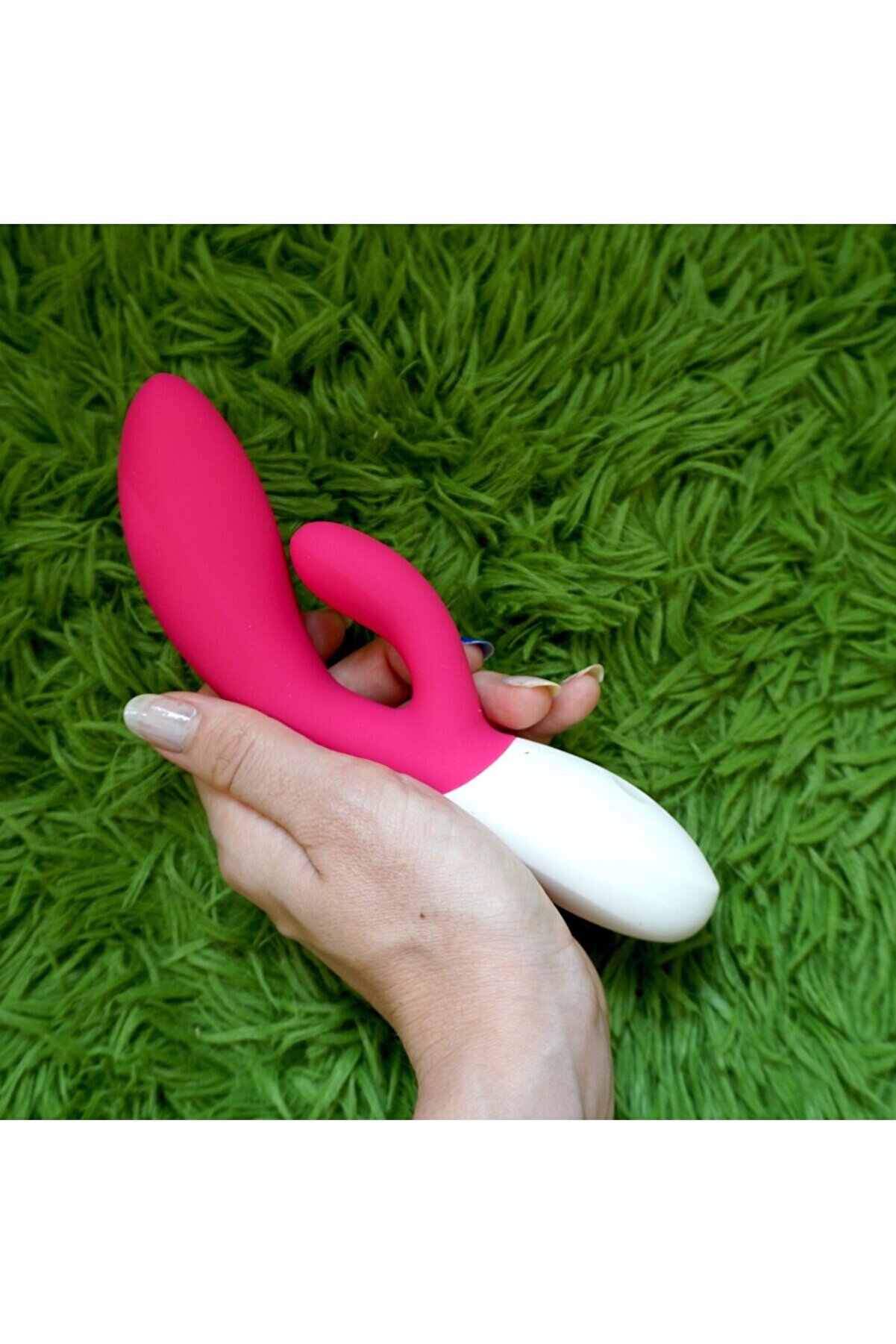 Erox Lelo İna Wave 2 Ceri̇se Tri̇ple Acti̇on Massager Vi̇brat&ouml;r