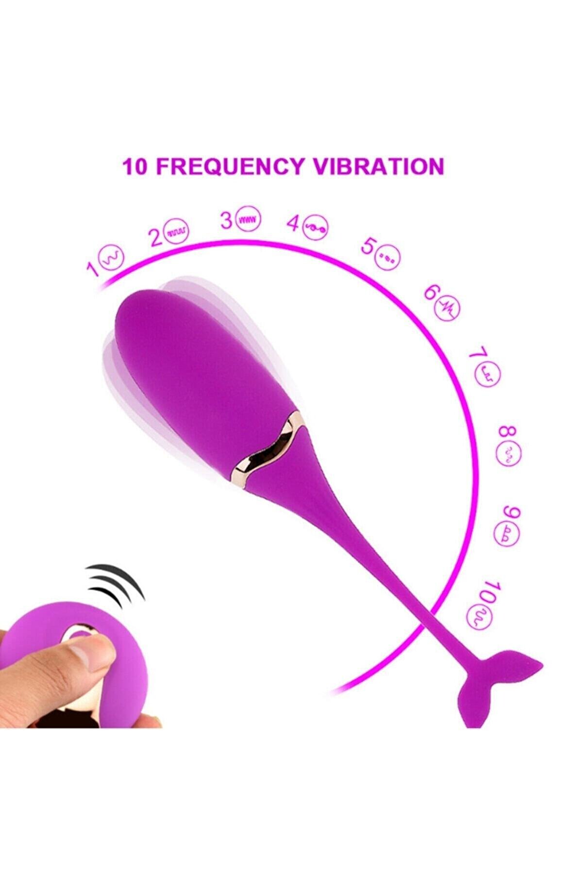 Erox Pri̇vate Massager 10 Modlu Ti̇treşi̇mli̇ Uzaktan Kumandalı Şarjlı Vi̇brat&ouml;r Si̇yah