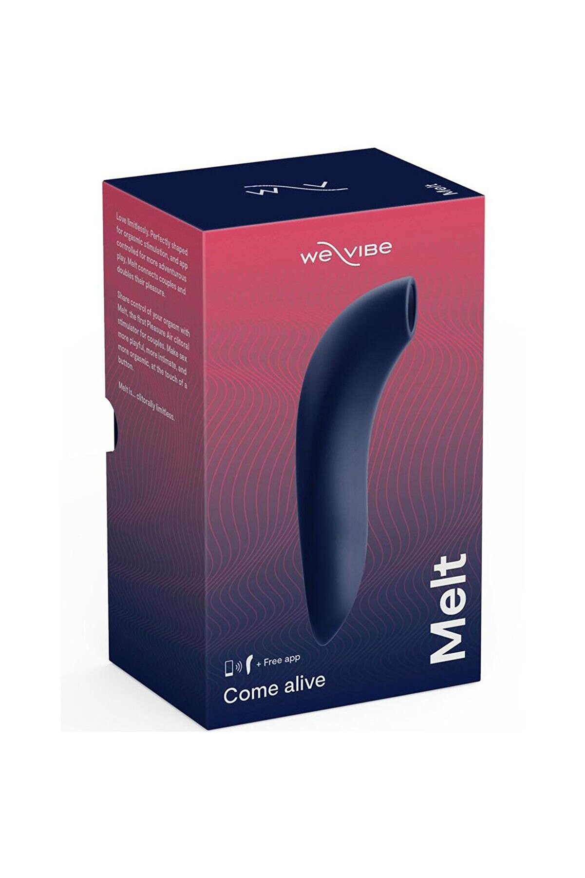 We-Vi̇be Melt Telefon Kontroll&uuml; Pleasure Sti̇m&uuml;lat&ouml;r Vi̇brat&ouml;r Blue