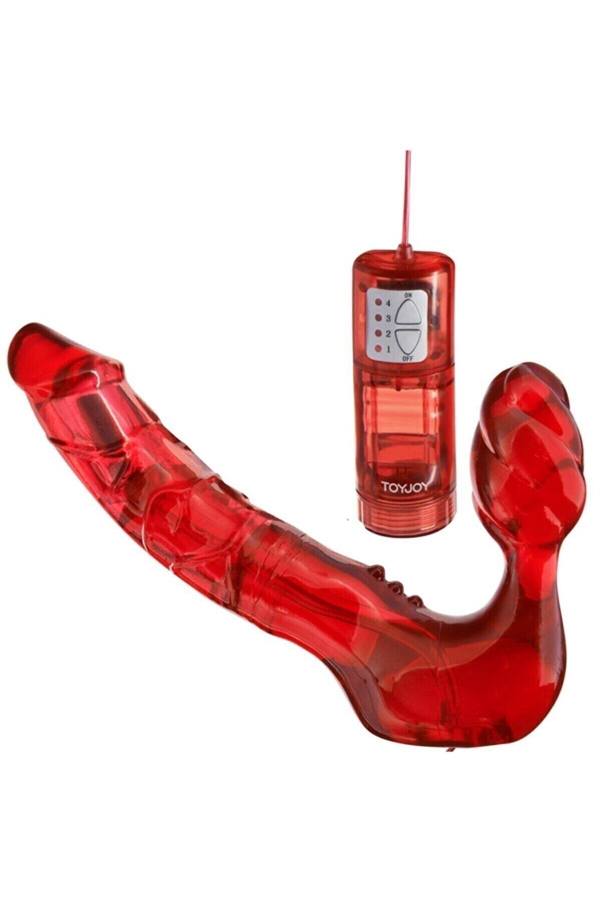 Erox Bend Over Boyfri̇end Vi̇brati̇ng Strapless Strapon