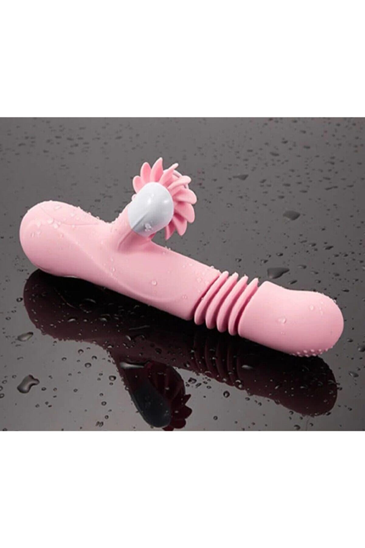 Erox Ileri̇ Geri̇ Hareketli̇ Rabbi̇tli̇ Kli̇toral Yalama Tongue Teknoloji̇k Vi̇brat&ouml;r Pi̇nk