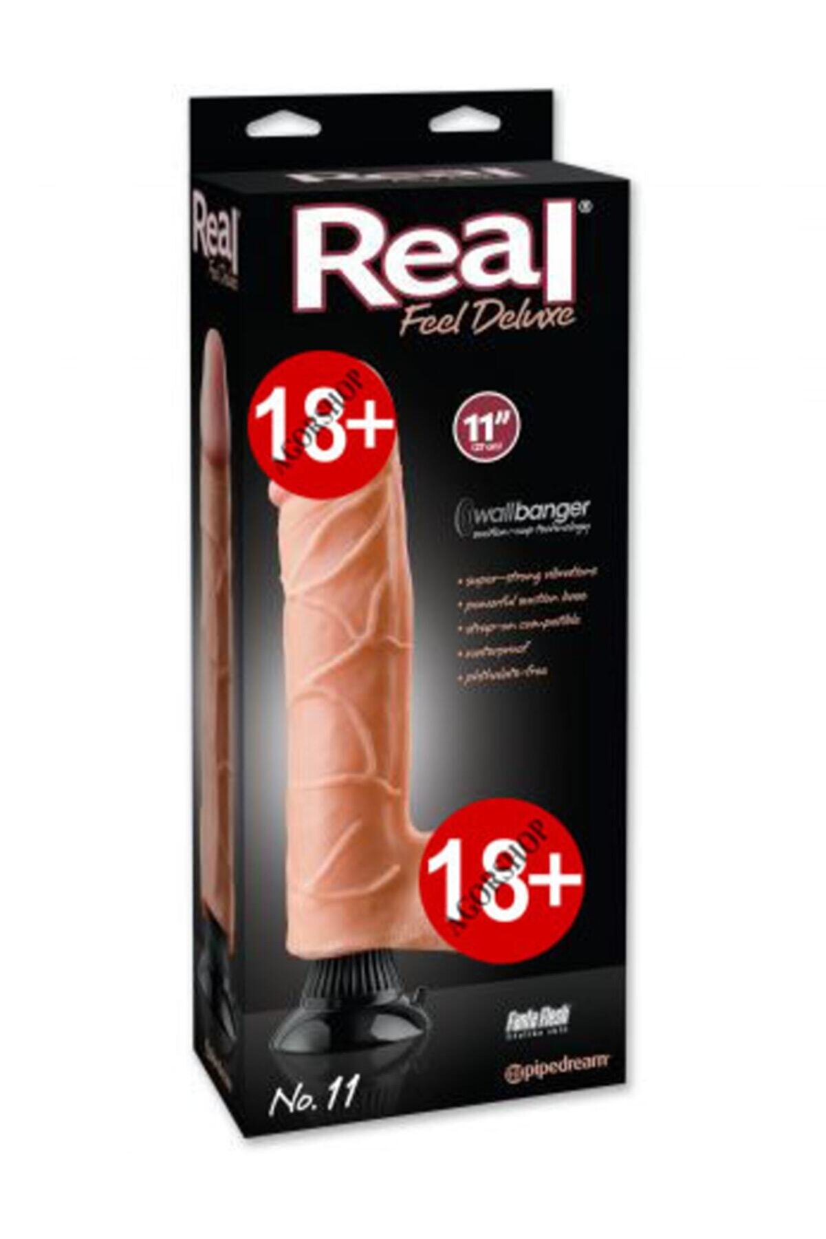 Erox Pi̇pedream Real Feel Deluxe No11 27 Cm Ti̇treşi̇mli̇ Reali̇sti̇k Peni̇s