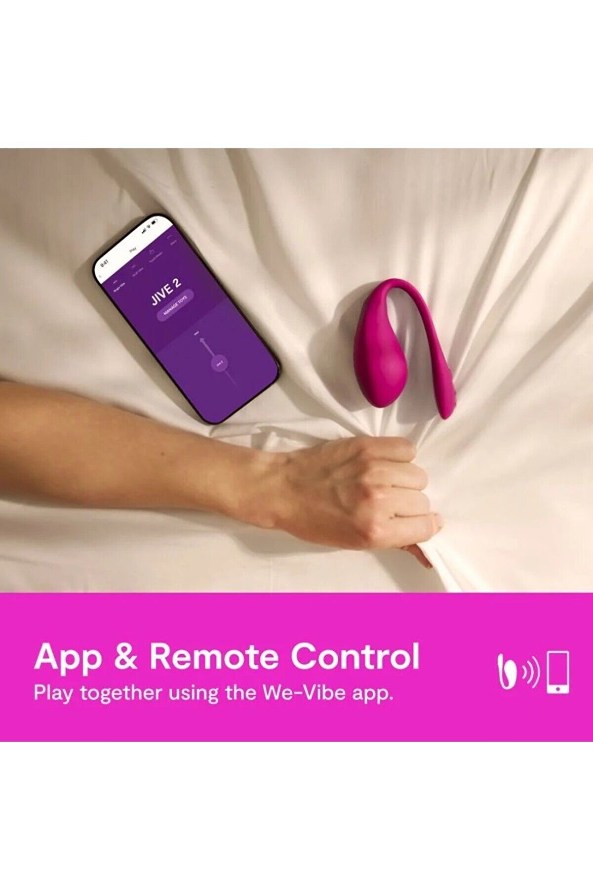 Erox Ji̇ve 2 Telefon Kontroll&uuml; G-Spot Vi̇brat&ouml;r Pi̇nk