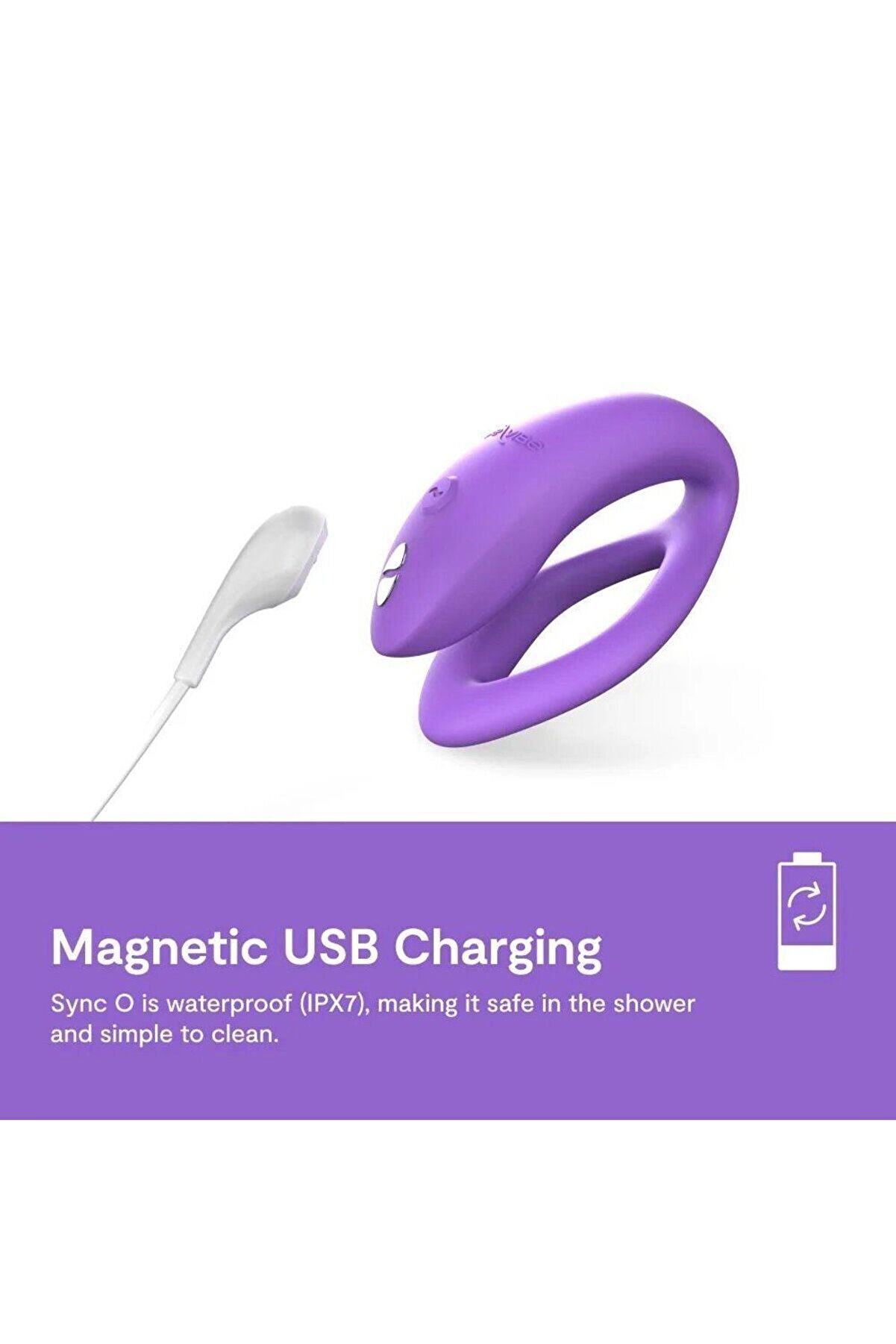 Erox We Vi̇be Sync O Li̇ght Purple App Kontroll&uuml; Gi̇yi̇lebi̇li̇r &Ccedil;i̇ftlere &Ouml;zel Vi̇brat&ouml;r