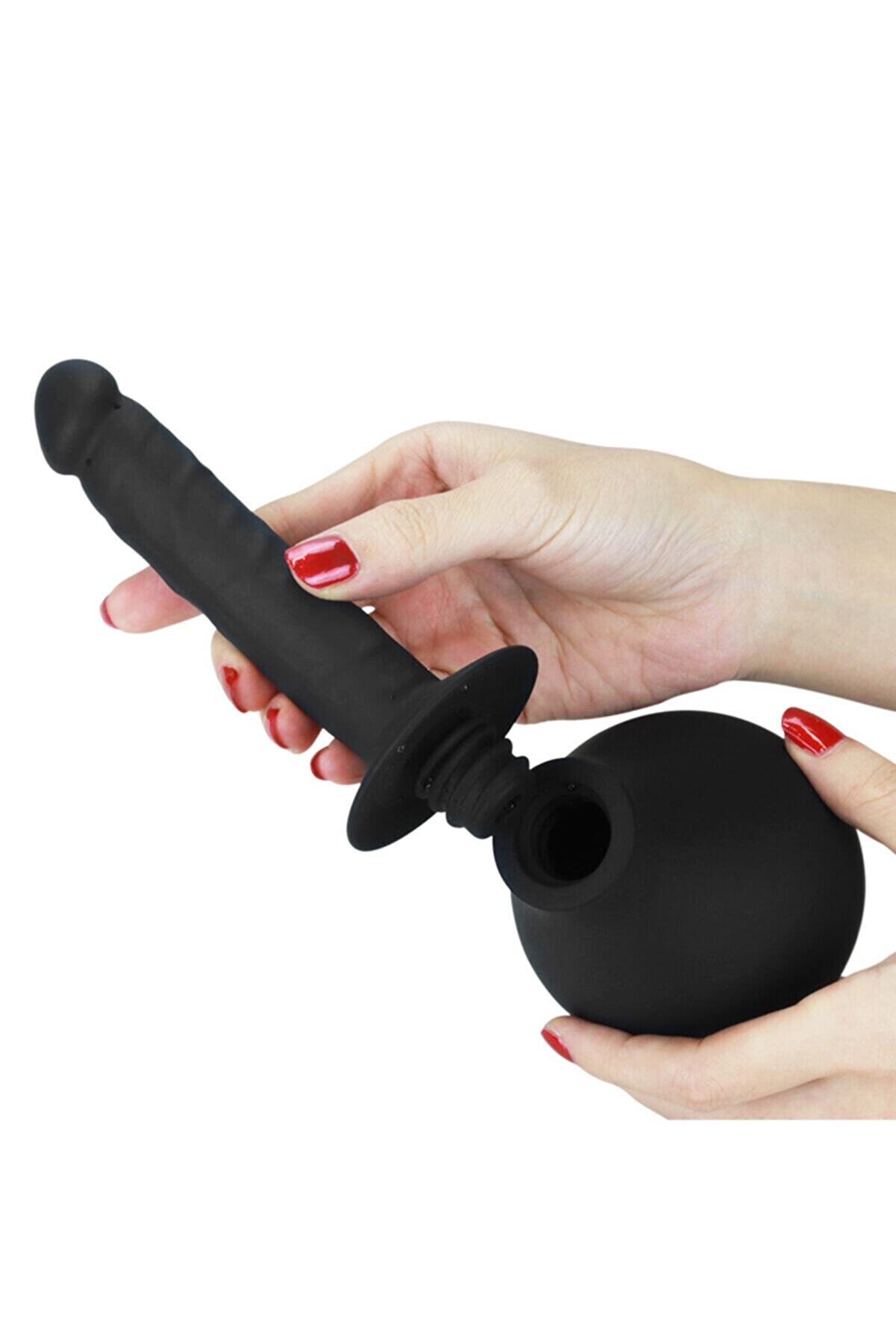 Meyrabest Anal Duş Reali̇sti̇k Peni̇s Başlıklı Anal Temi̇zleme Pompası