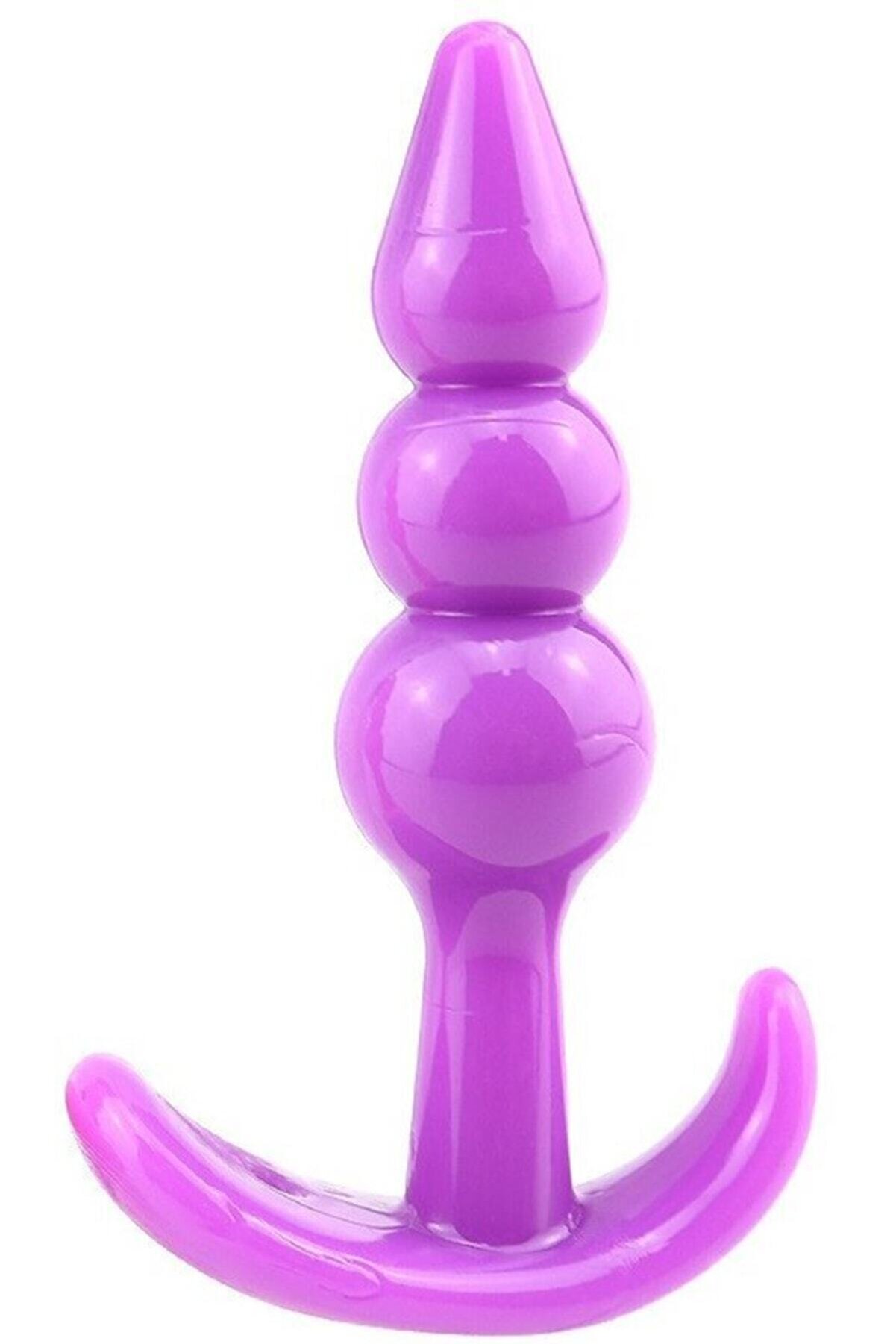 Meyrabest &Ouml;zel Si̇li̇kondan &Uuml;reti̇lmi̇ş Anal Kullanıma Uygun Boğumlu Anal Plug