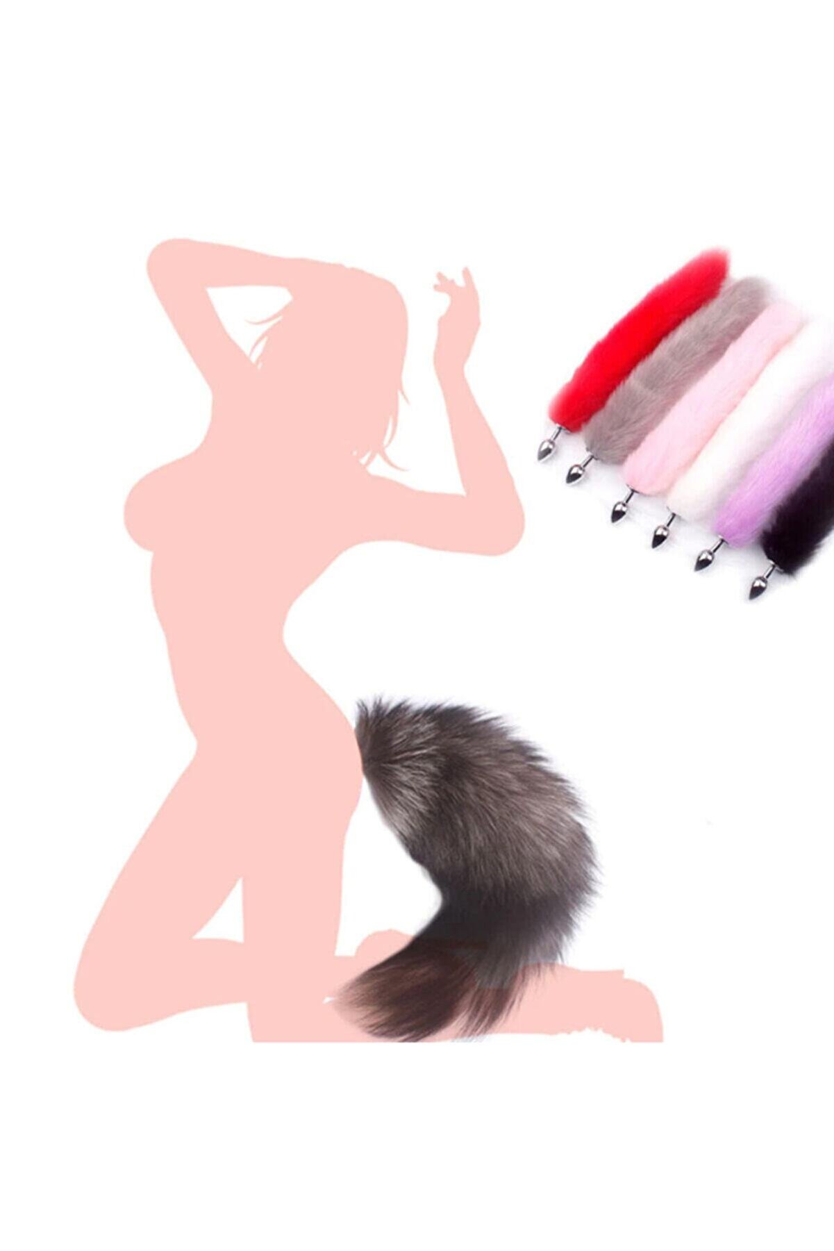 Meyrabest Love Si̇yah Ti̇lki̇ Kuyruklu Metal Anal Plug