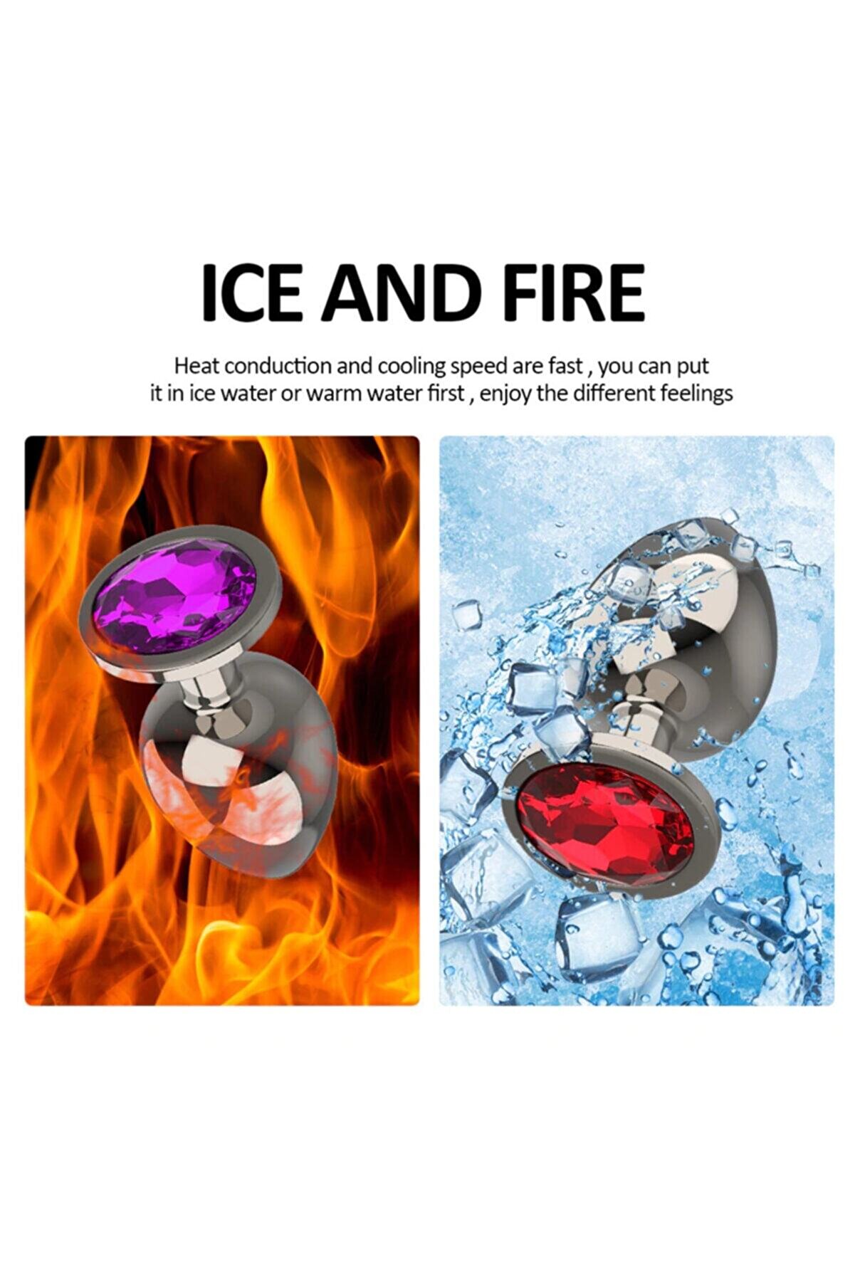 Meyrabest Pi̇nk Jewellery Medi̇um L&uuml;ks &Ccedil;eli̇k Anal Plug