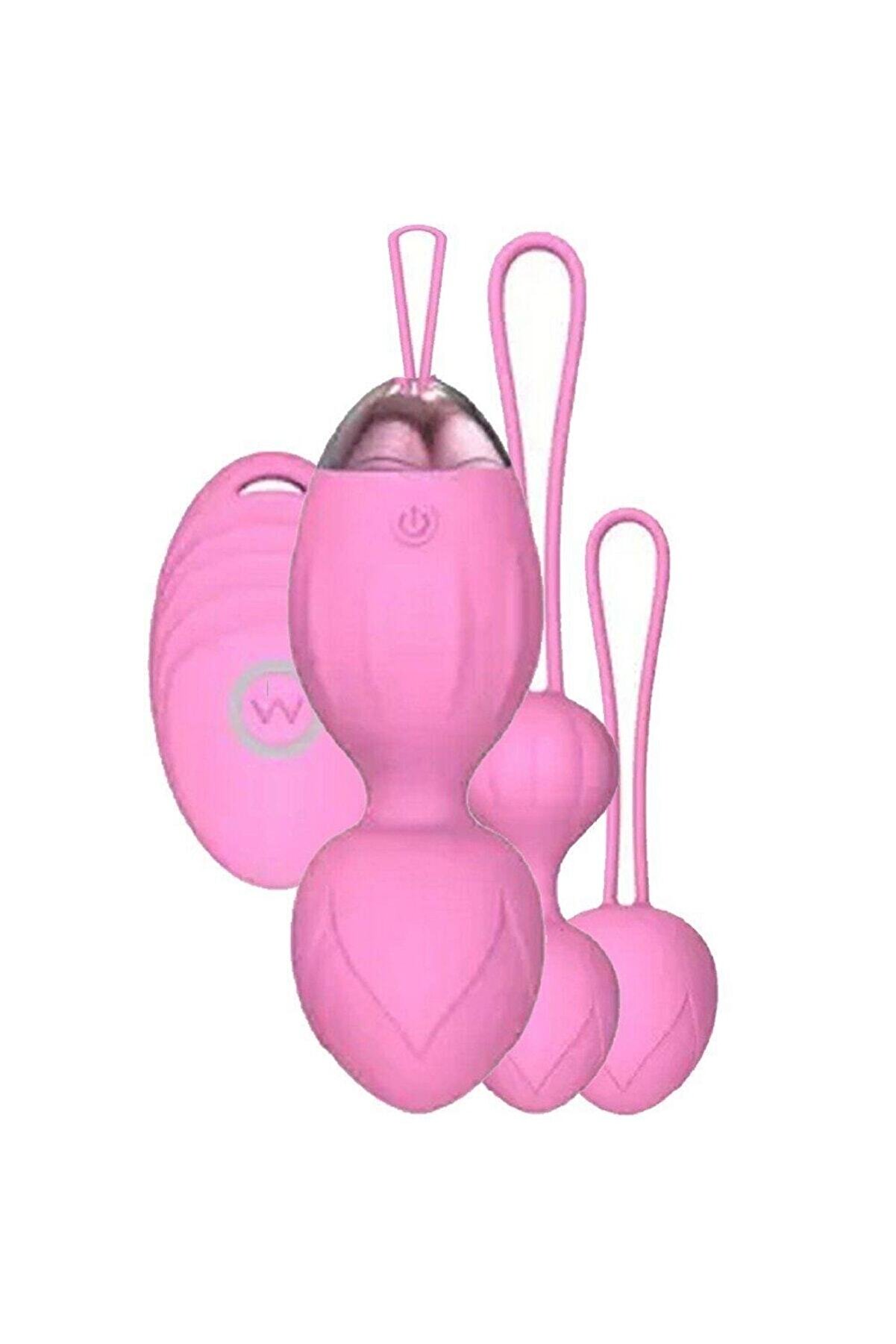 Erox Uzaktan Kumandalı 10 Farklı Modlu Kegel Set Vi̇brat&ouml;r Black