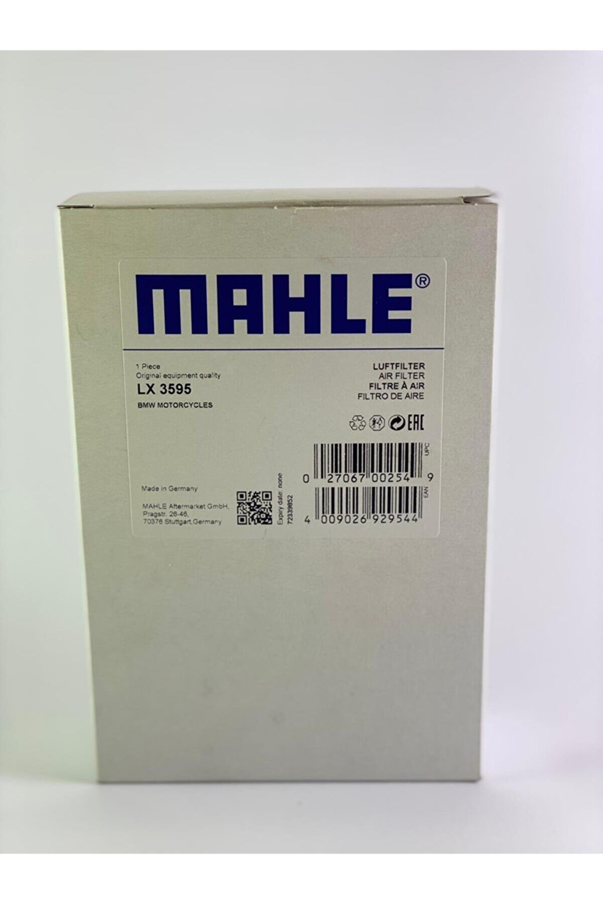 Mahle Bmw R1200Uyumlu Gs Enduro 13 Lx3595 Hava Fi̇ltresi̇