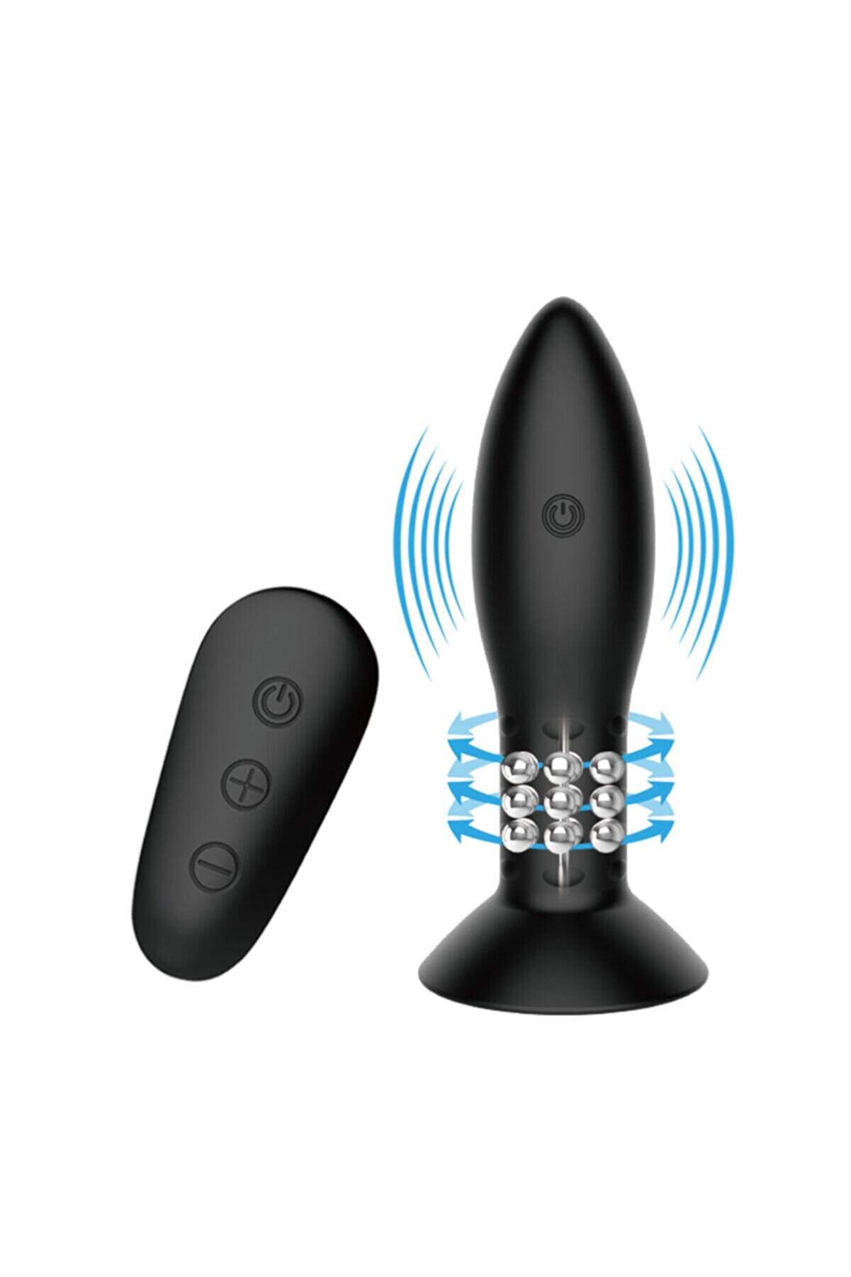 Meyrabest Mr Play Uzaktan Kumandalı Hareketli̇ Rotati̇ng Beads Anal Plug
