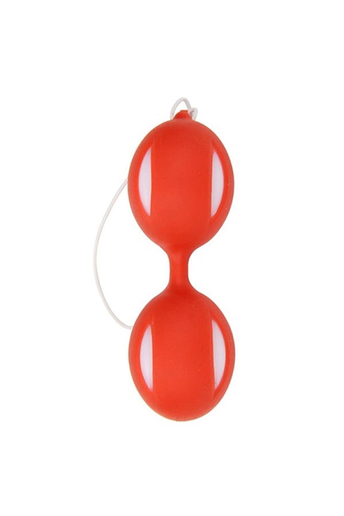 Meyrabest Exqui̇si̇te Sli̇cone Kegel Balls Anal Ve Vaji̇nal Top Red