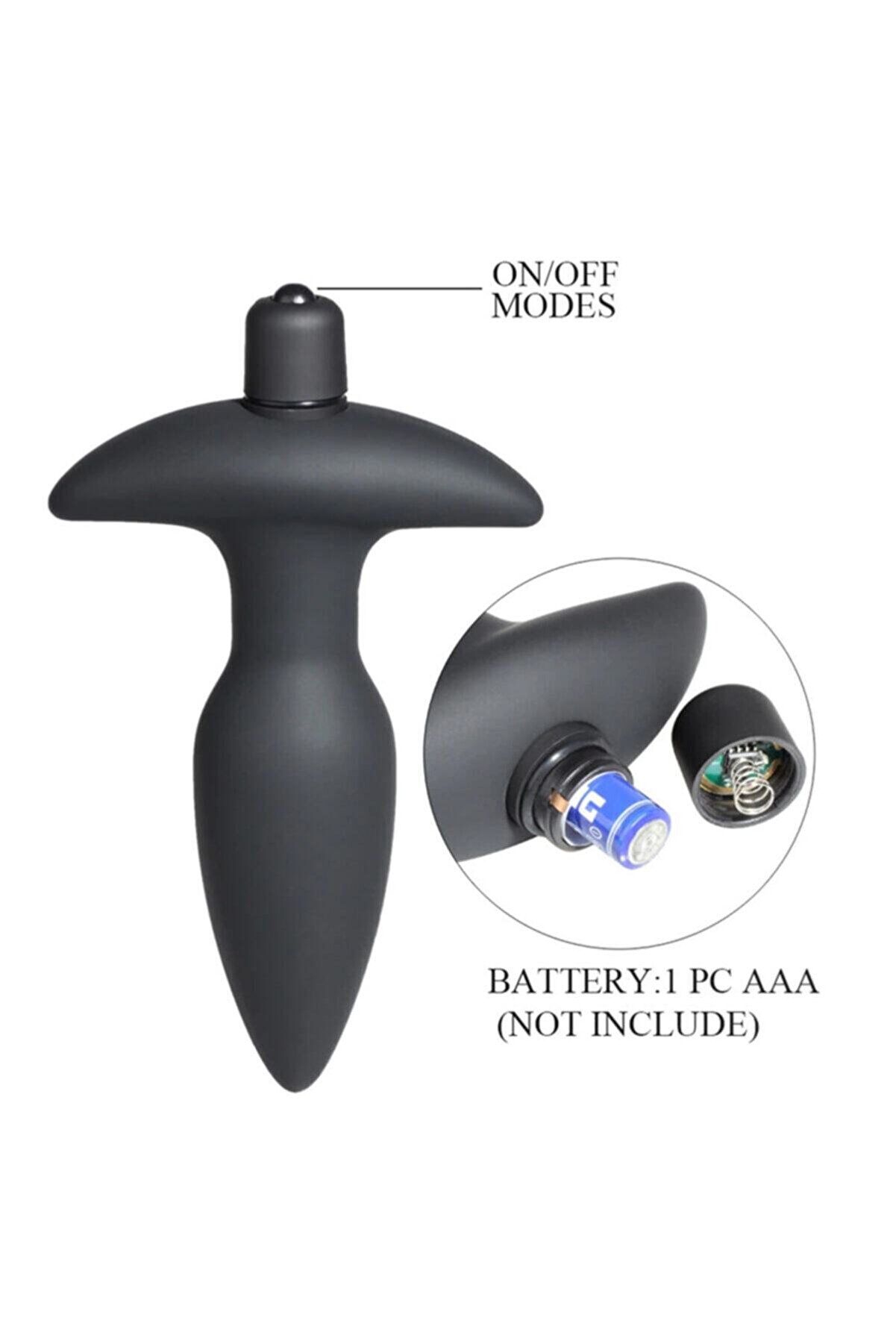 Meyrabest &Ouml;zel Soft Si̇li̇kon Dokuda Anal Ve Vaji̇nal G&uuml;&ccedil;l&uuml; Ti̇treşi̇mli̇ Anal Vi̇brat&ouml;r Geni̇şleti̇ci̇ A&ccedil;ıcı Plug