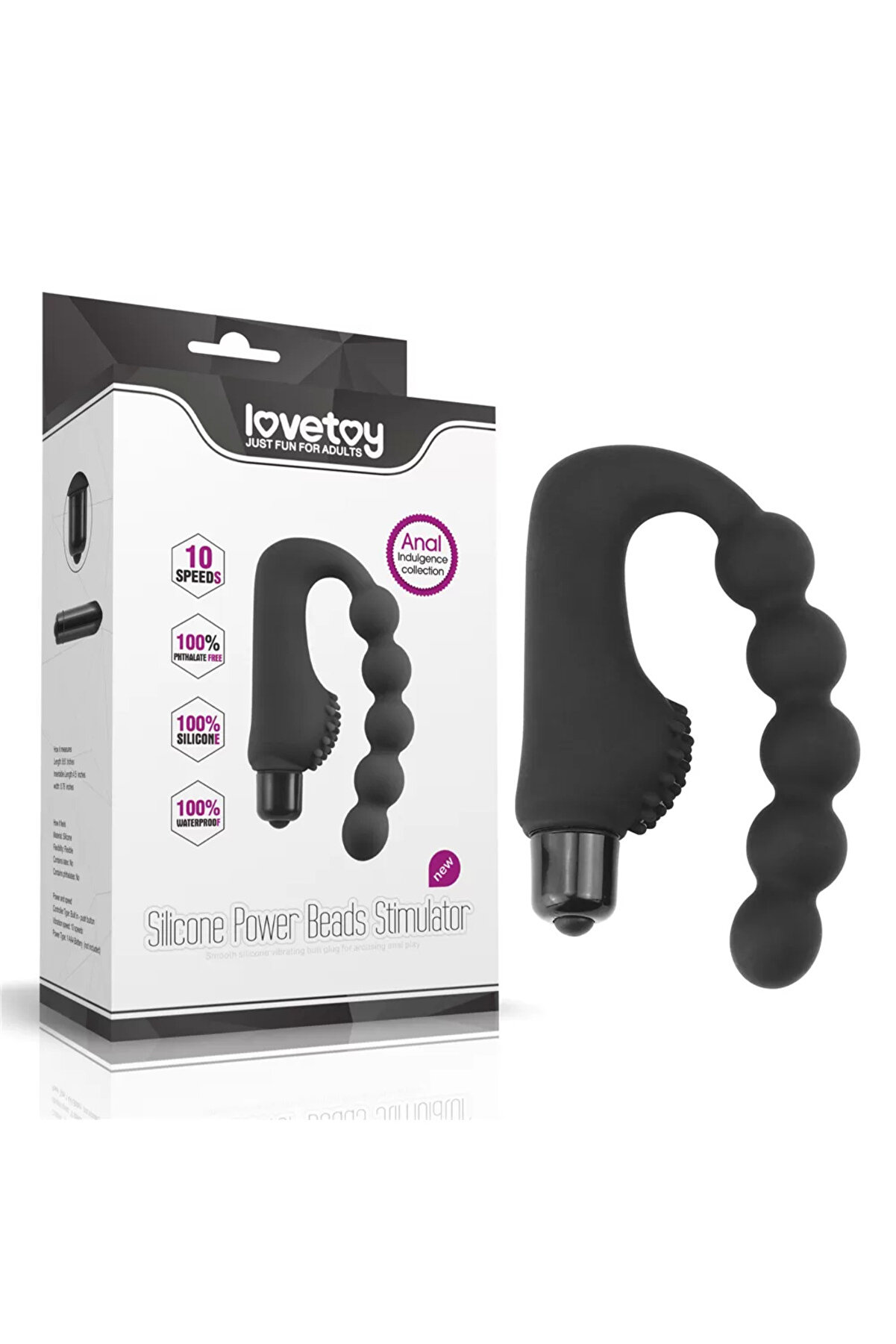 Meyrabest Anal Indulgence Sli̇kon Power Beads Sti̇mulator