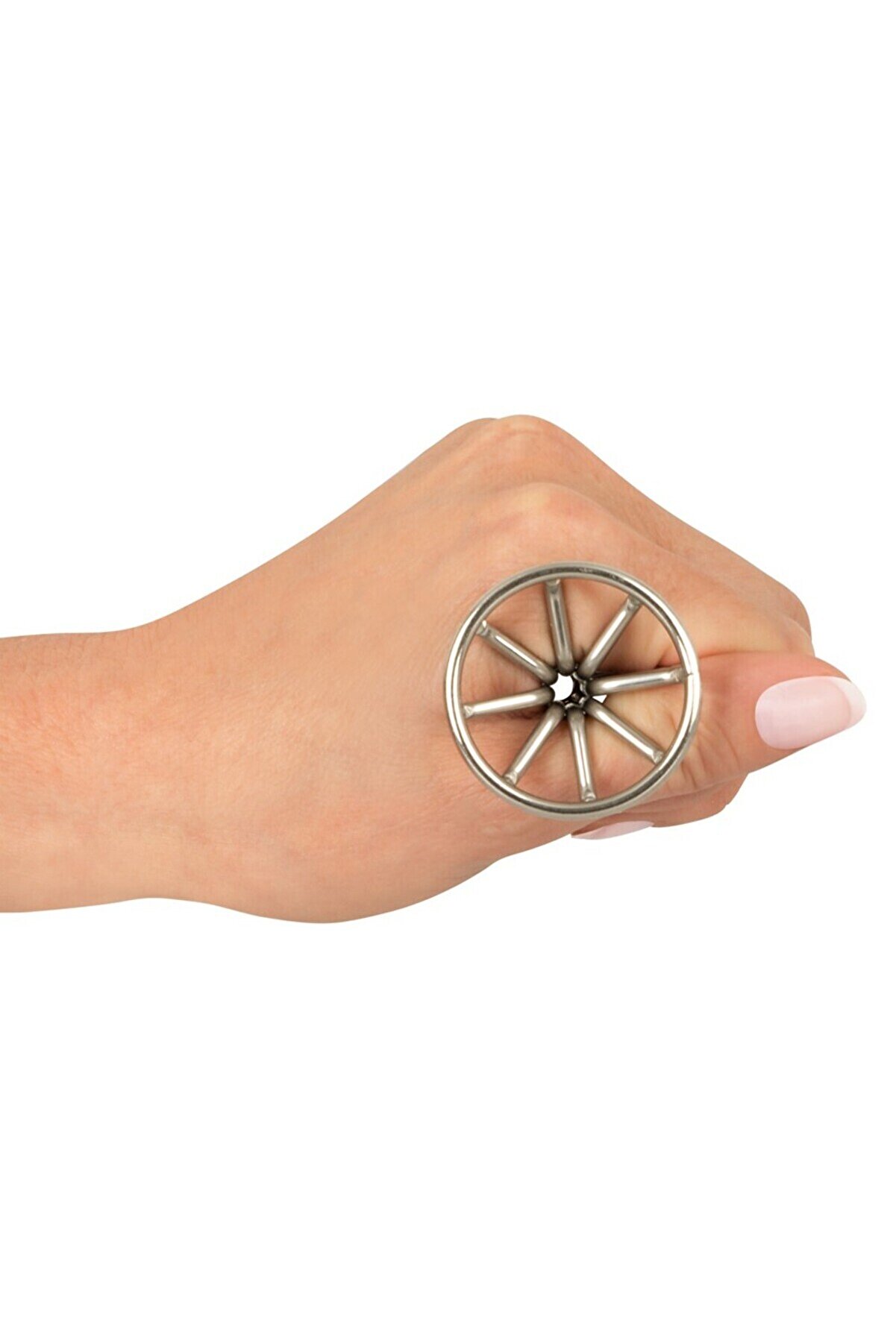 Meyrabest Metal Kafes Butt Plug 9Cm