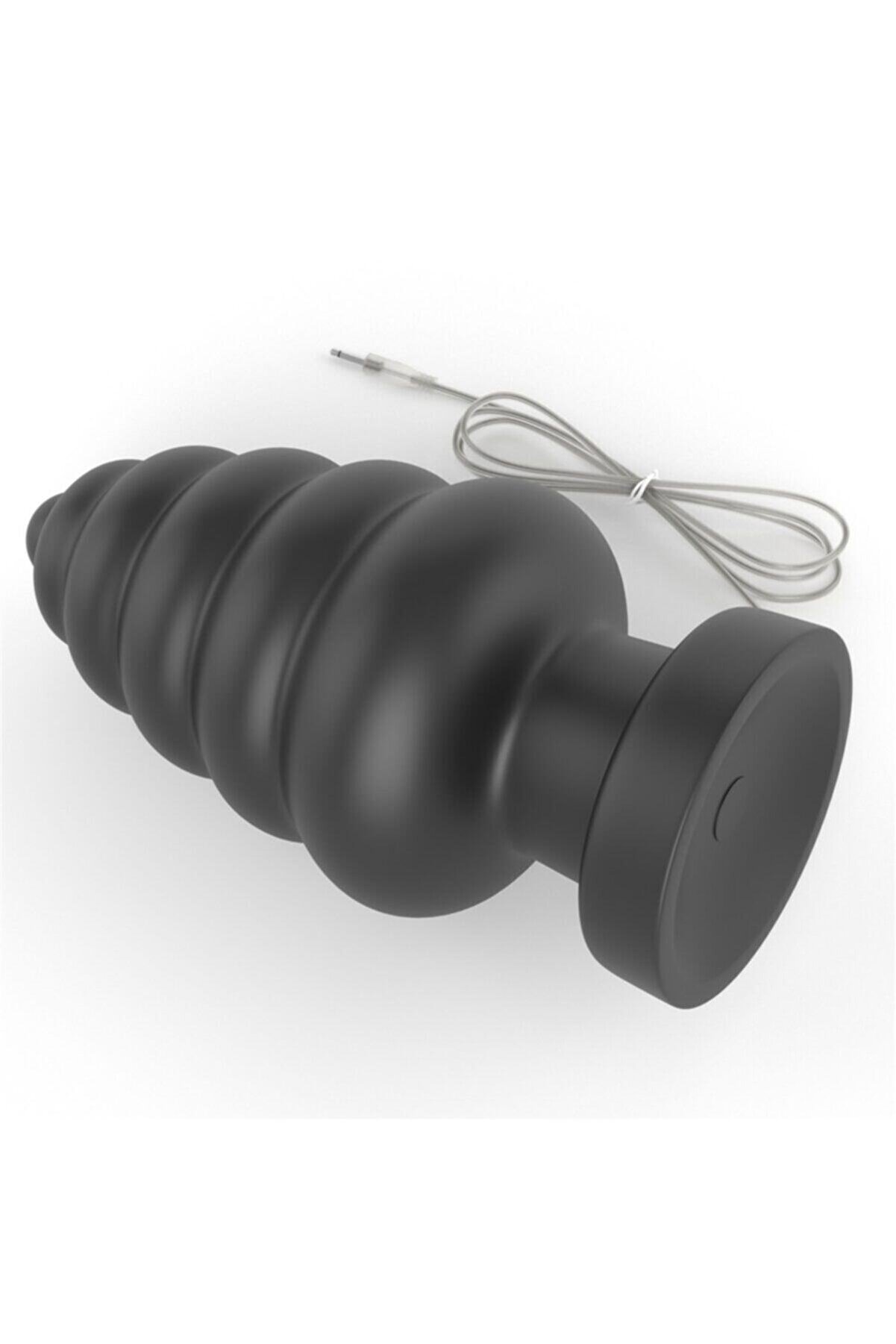 Meyrabest 7 Farklı Boğum Ile Tasarlanmış Inceden Kalına Doğru Kullanılabi̇li̇r 18 Cm Ti̇treşi̇mli̇ Anal Plug