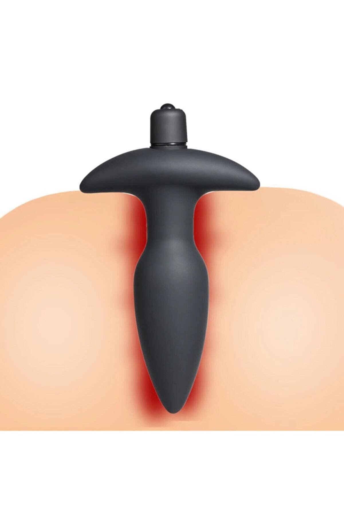 Meyrabest &Ouml;zel Soft Si̇li̇kon Dokuda Anal Ve Vaji̇nal G&uuml;&ccedil;l&uuml; Ti̇treşi̇mli̇ Anal Vi̇brat&ouml;r Geni̇şleti̇ci̇ A&ccedil;ıcı Plug