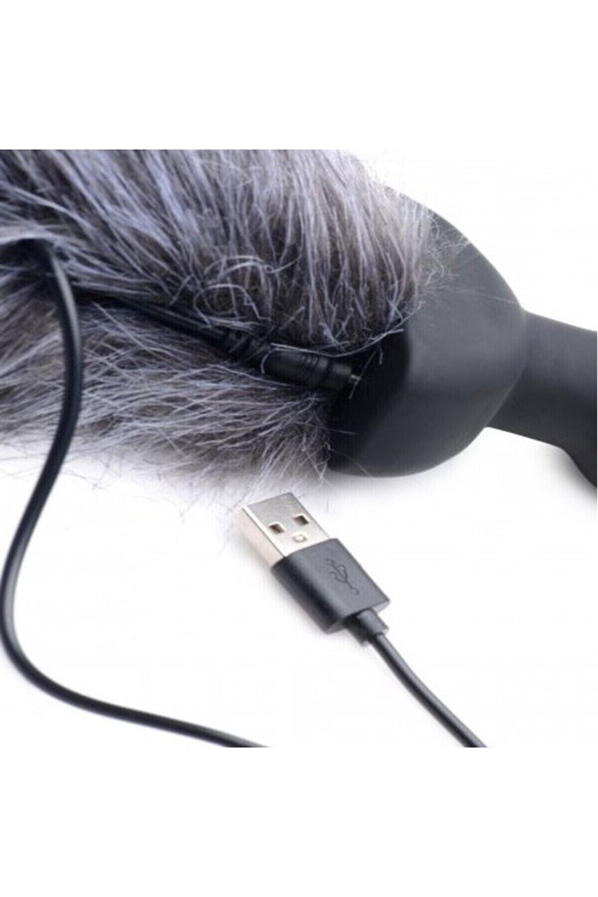 Meyrabest Grey Leopar Uzaktan Kumandalı Anal Kuyruk Plug