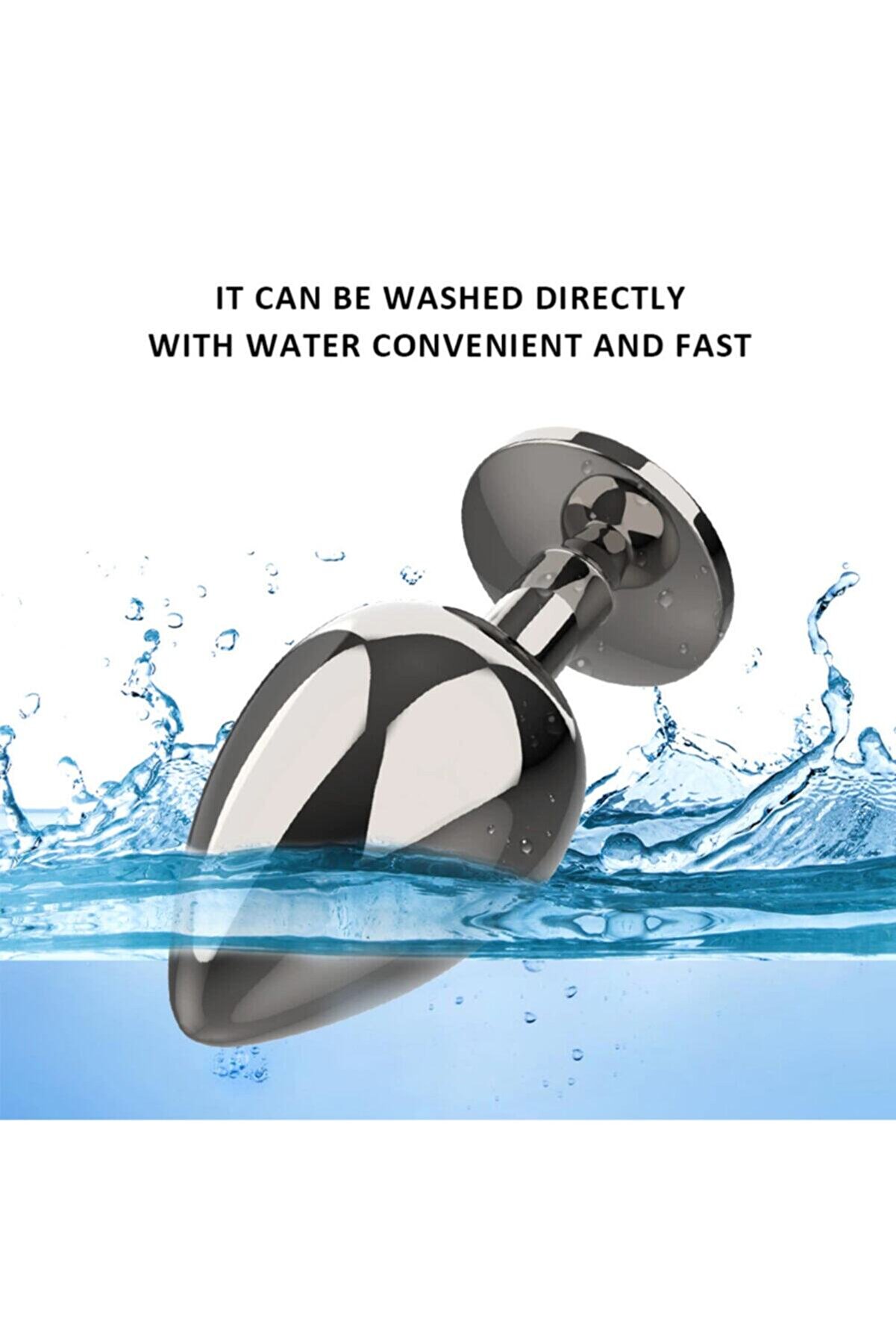 Meyrabest Pi̇nk Jewellery Medi̇um L&uuml;ks &Ccedil;eli̇k Anal Plug