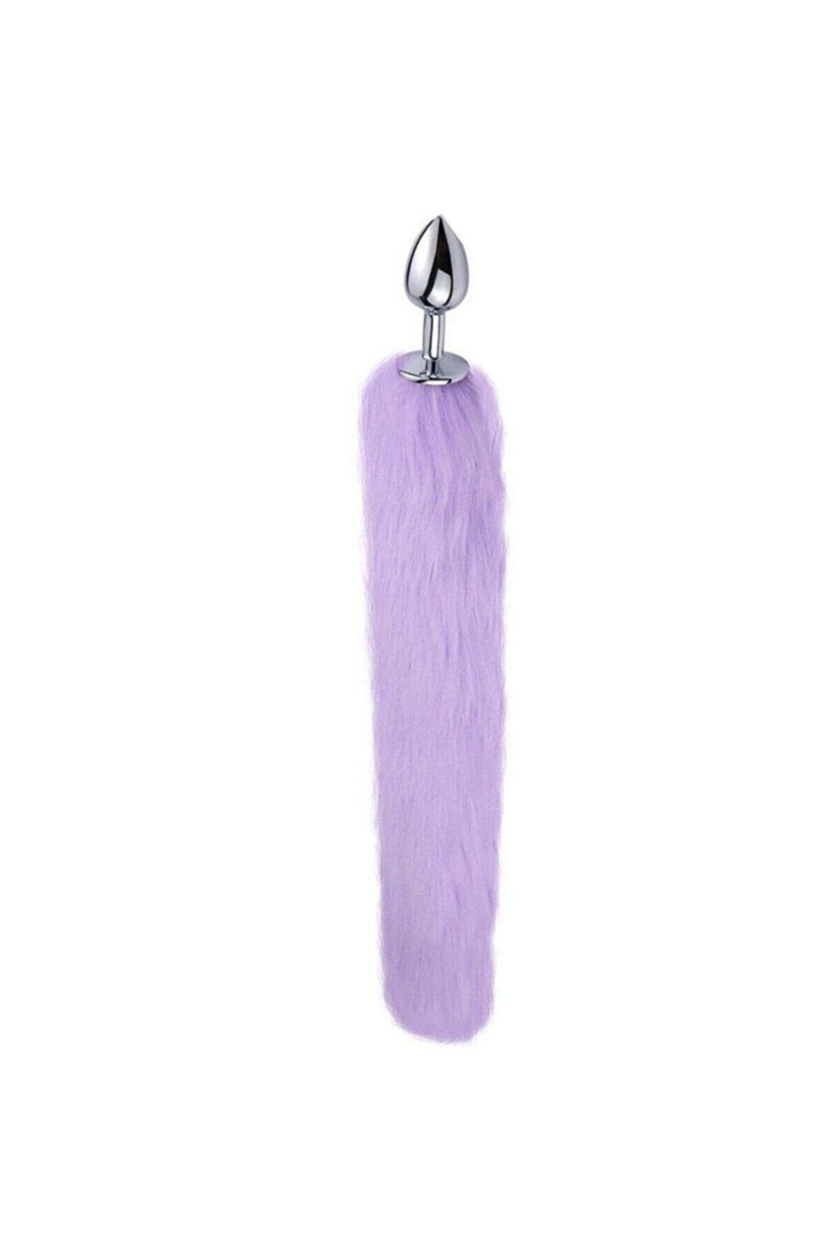 Meyrabest Purple Fox Tai̇l Ti̇lki̇ Kuyruklu Metal Anal Plug