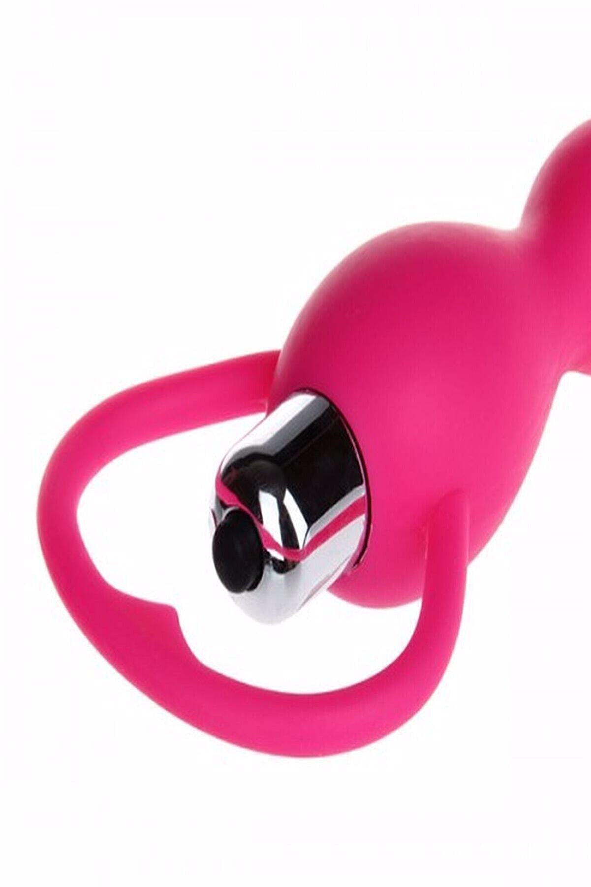 Meyrabest Ti̇treşi̇mli̇ Pembe Si̇li̇kon Anal Plug Tıka&ccedil;