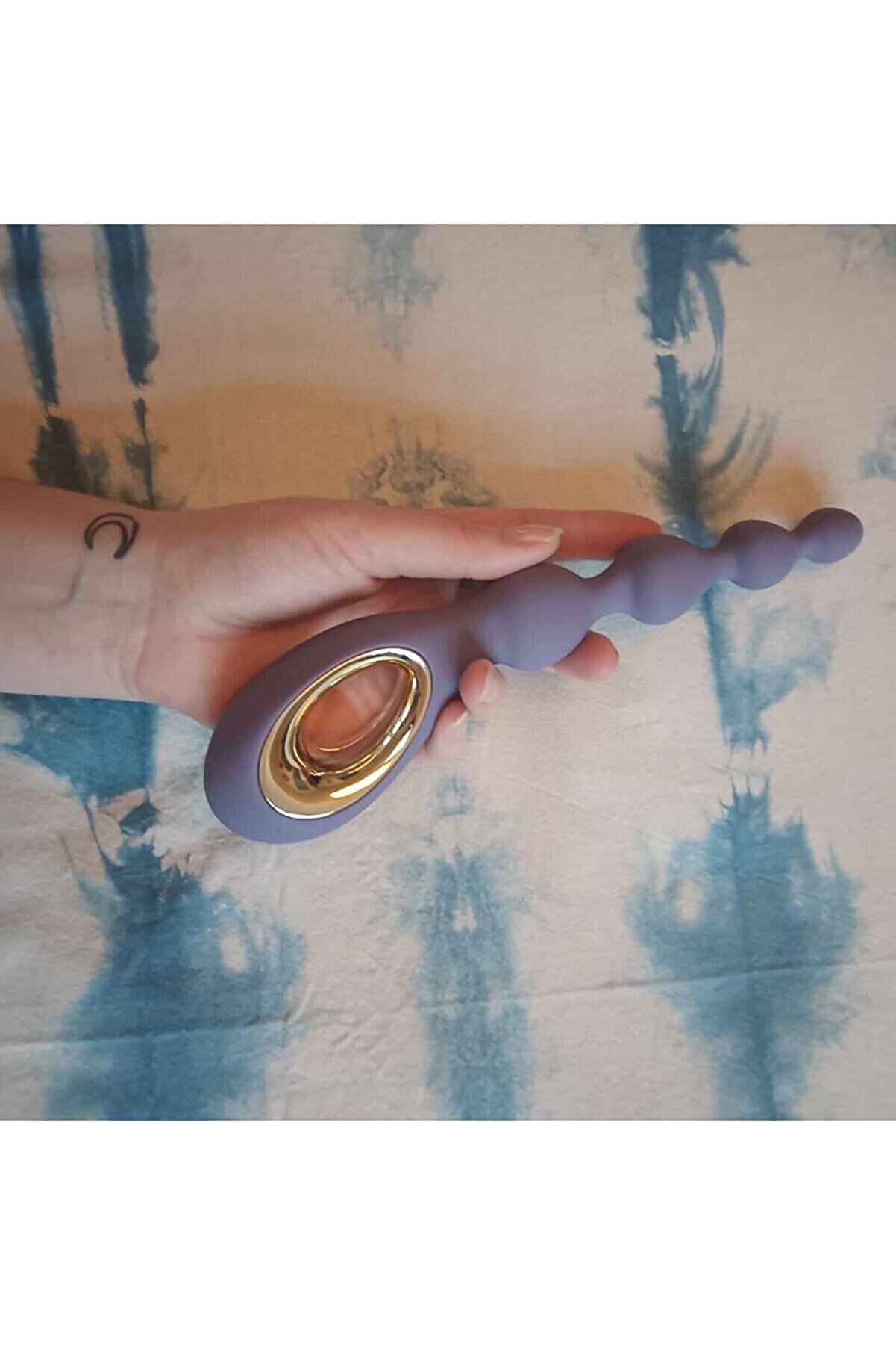 Meyrabest Lelo Soraya Beads Vi̇oleta Massager Anal Vi̇brat&ouml;r