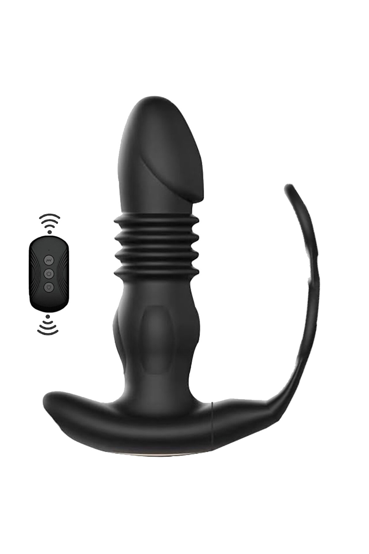 Erox World Ri̇ng Uzaktan Kumandalı İleri̇ Geri̇ Hareketli̇ Prostate Vi̇brat&ouml;r