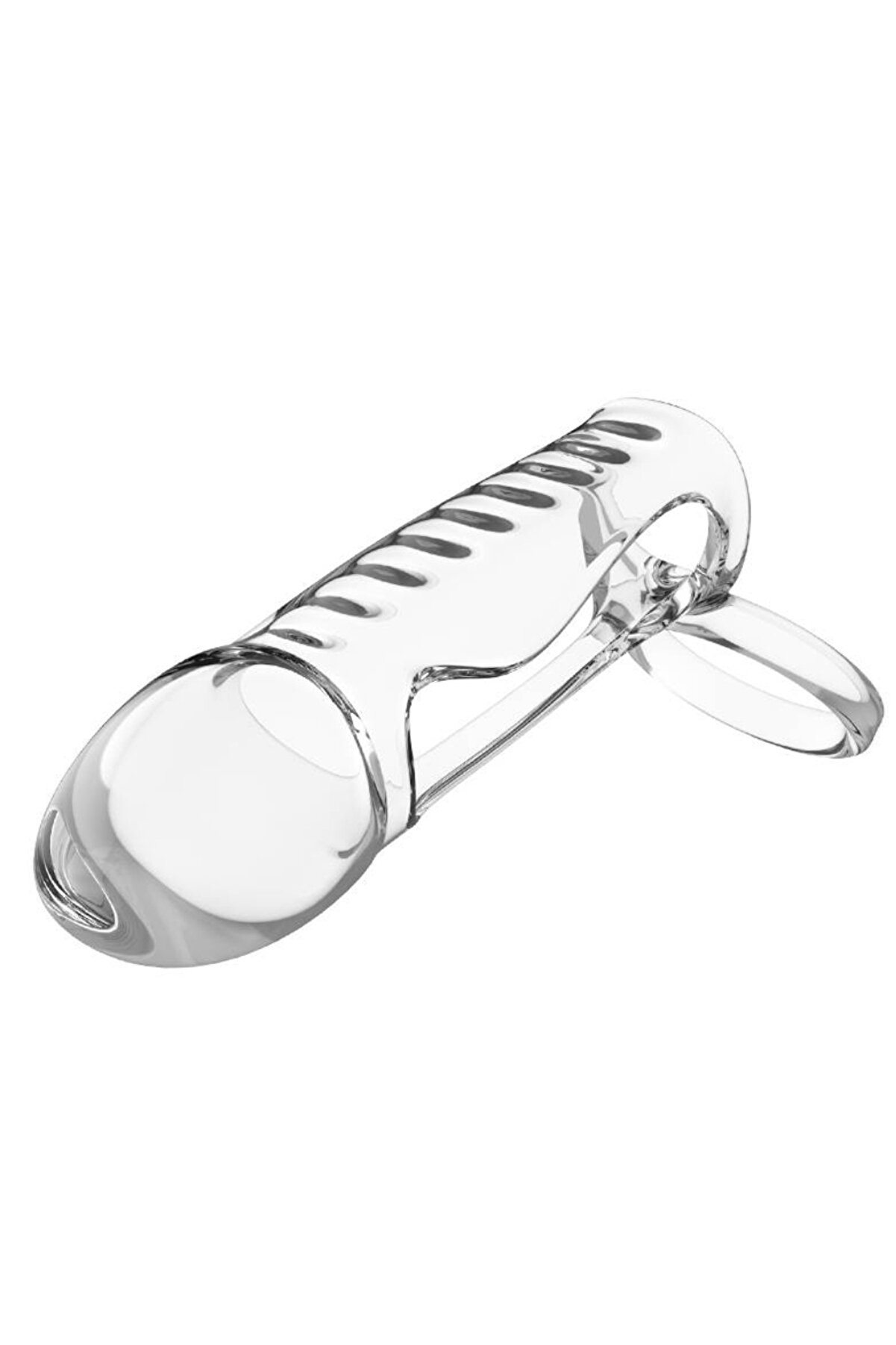 Erox Crystal Peni̇s Sleeve G Poi̇nt Tırtıklı Peni̇s Kılıfı