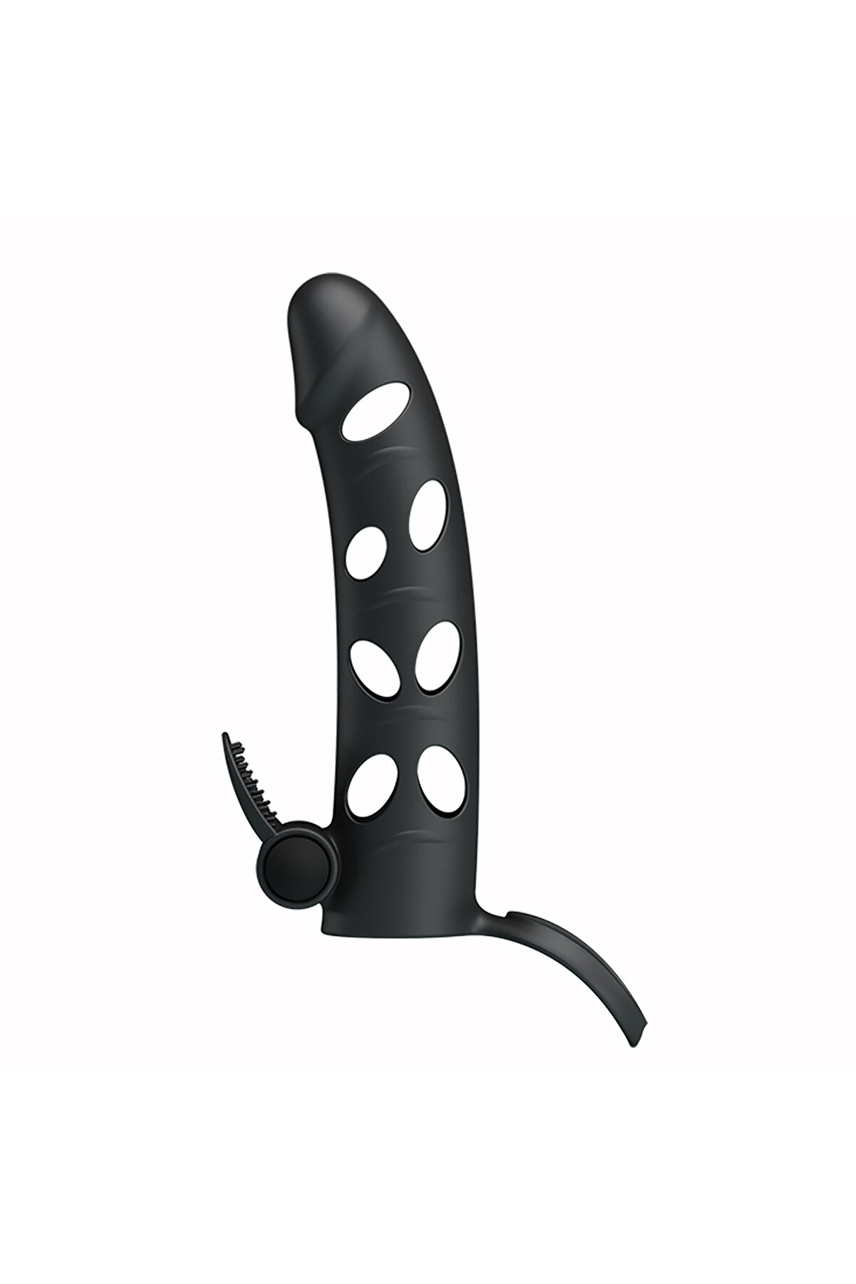 Erox Peni̇s Sleeve Wi̇th Strap Testi̇s Ge&ccedil;i̇rmeli̇ Peni̇s Kılıfı