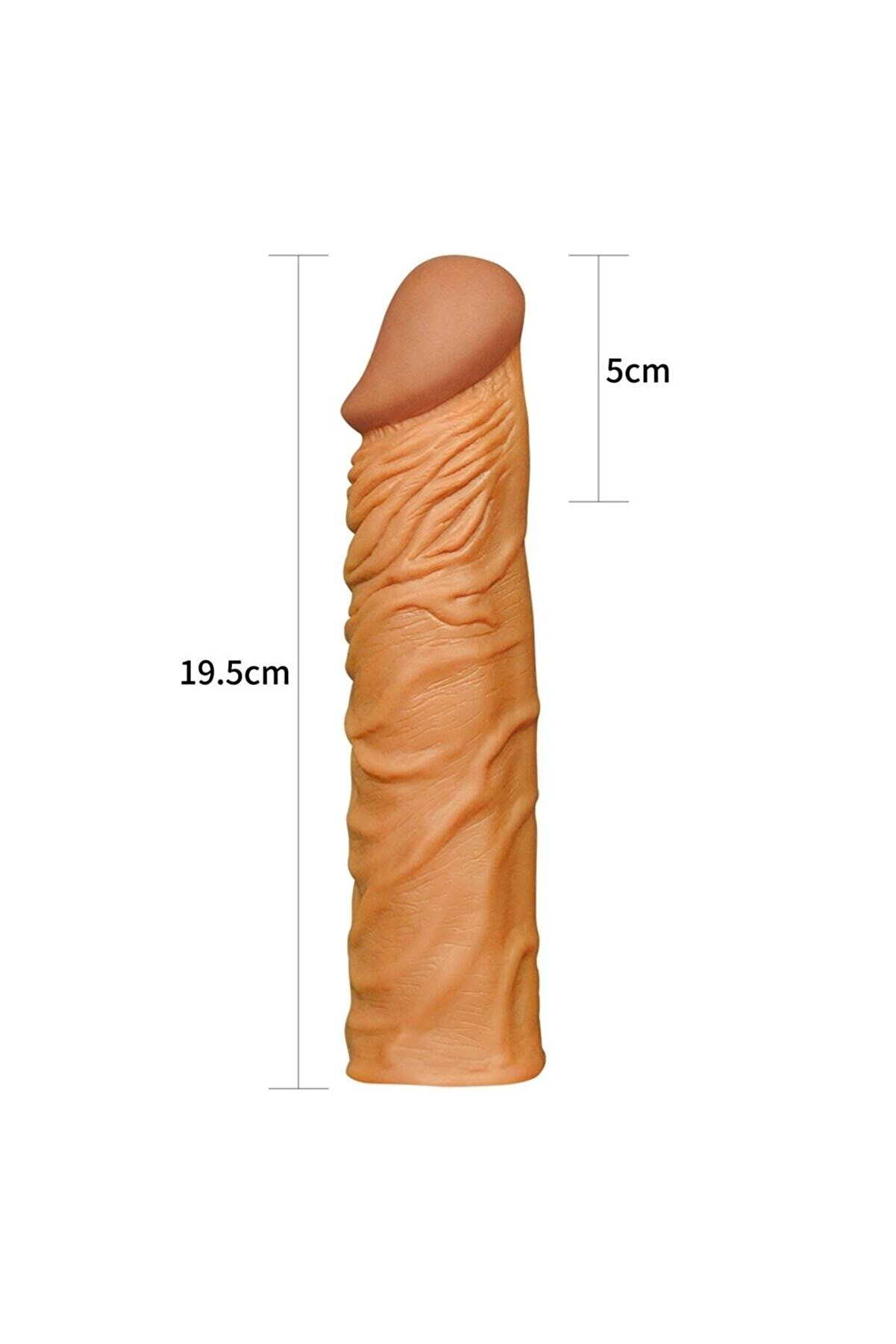 Lovetoy Pleasure X-Tender Peni̇s Uzatmalı Kılıf 3-Kahverengi̇