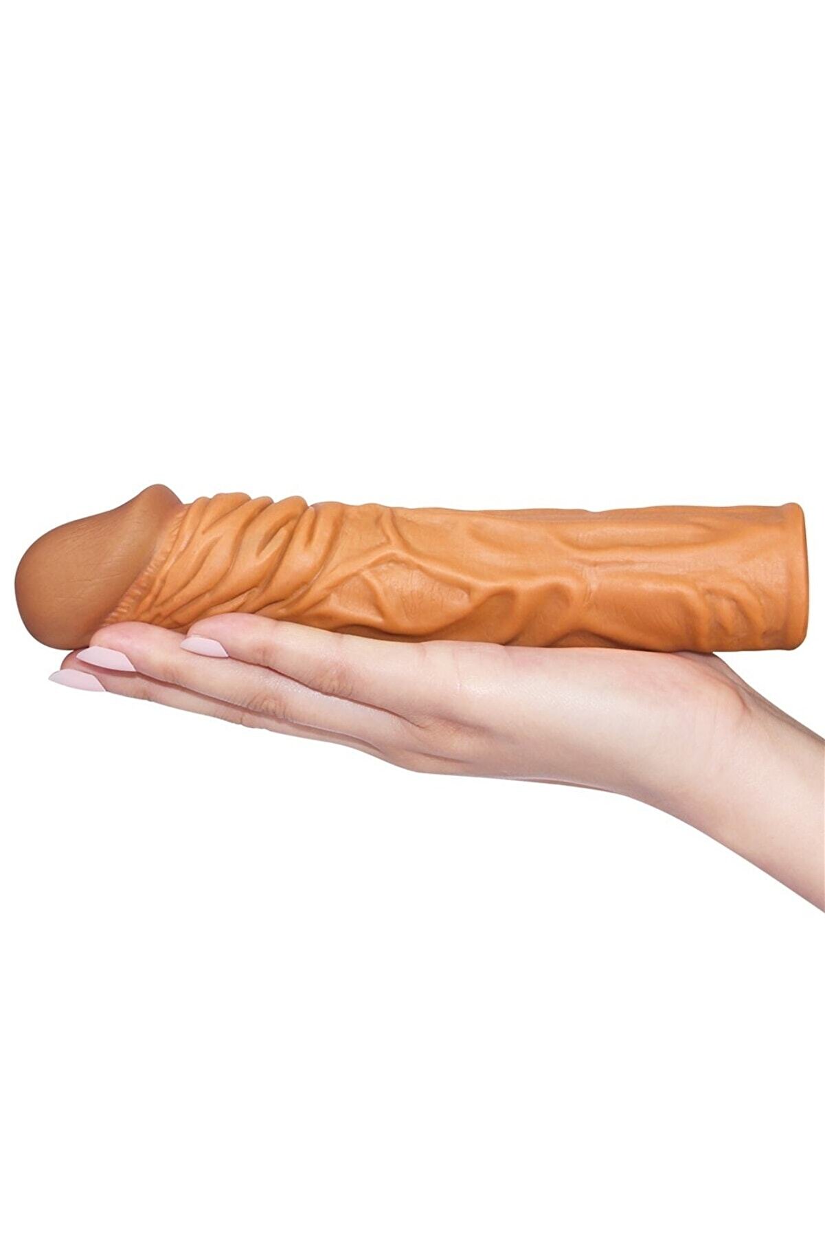 Lovetoy Pleasure X-Tender Peni̇s Uzatmalı Kılıf 3-Kahverengi̇