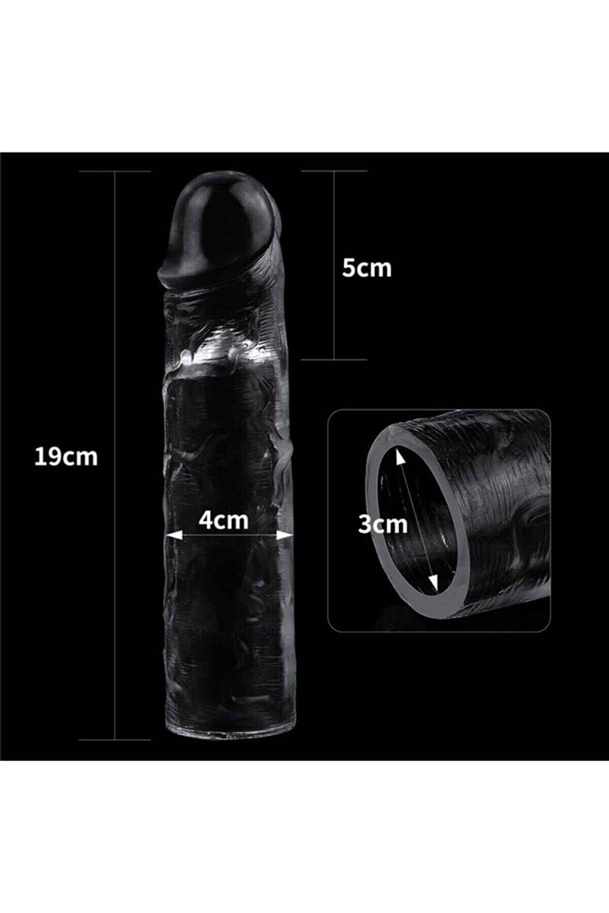 Lovetoy Flawless 5 Cm Uzatmalı Transparan Kılıfı