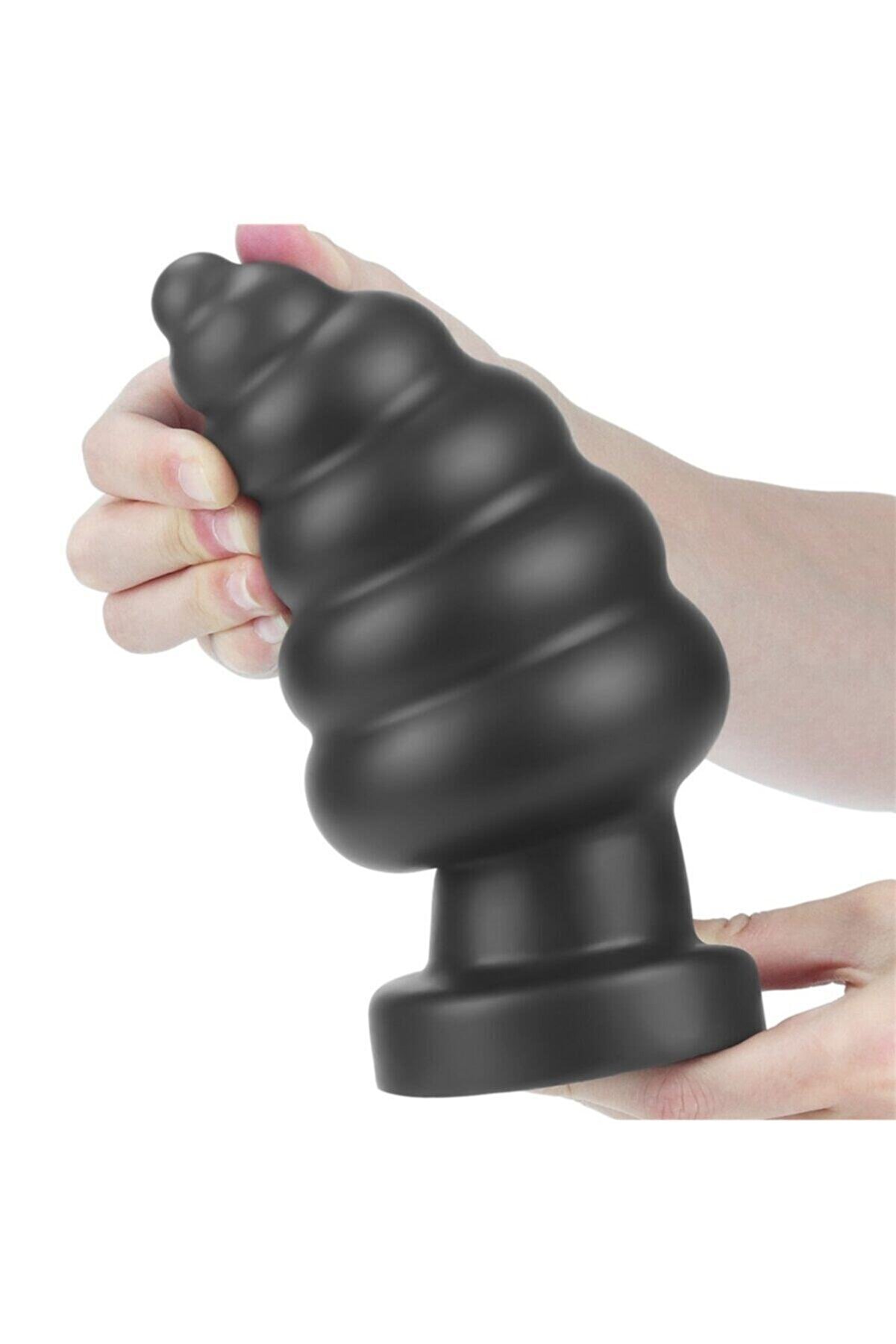 Meyrabest 7 Farklı Boğum Ile Tasarlanmış Inceden Kalına Doğru Kullanılabi̇li̇r 18 Cm Ti̇treşi̇mli̇ Anal Plug