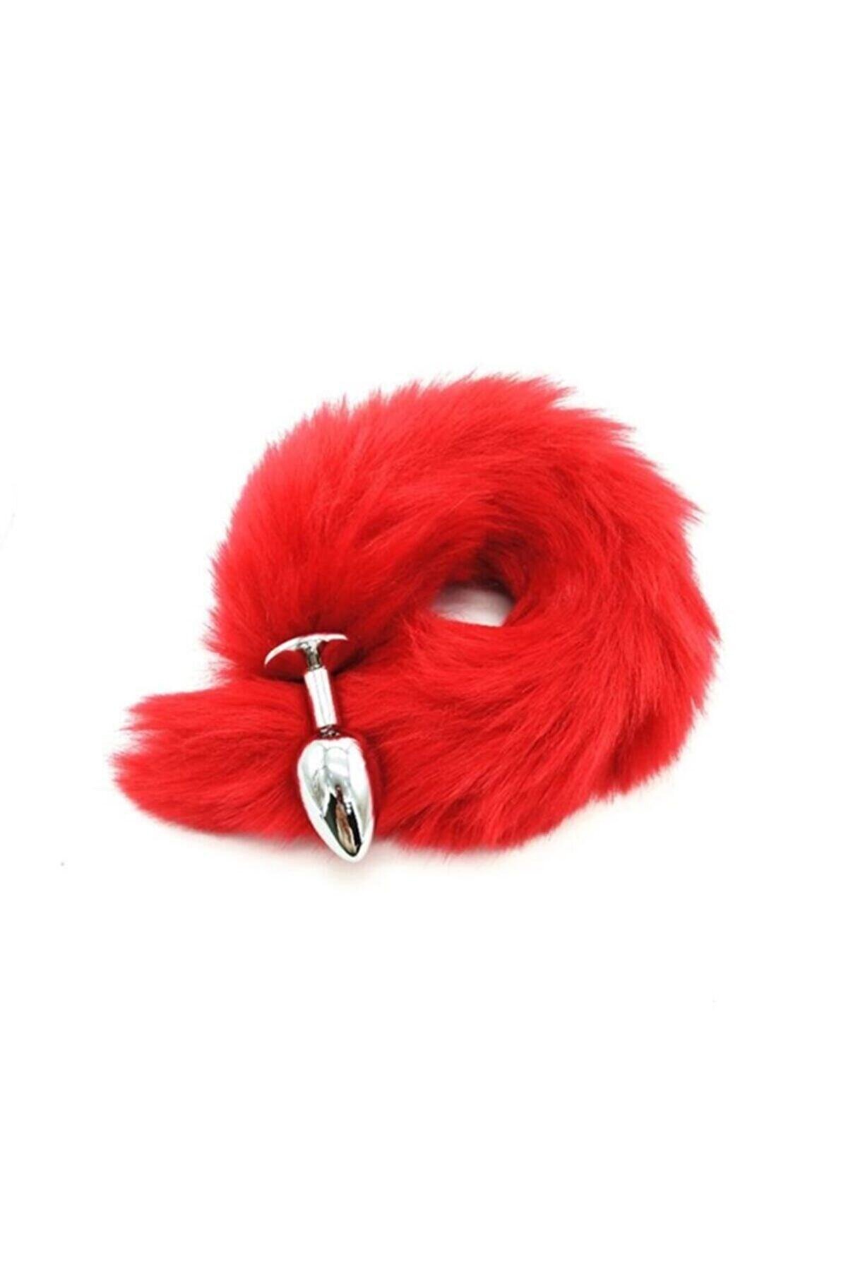 Meyrabest Red Fox Tai̇l Ti̇lki̇ Kuyruklu Metal Anal Plug