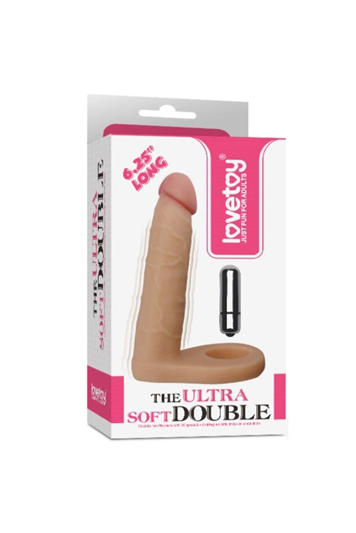 Meyrabest Lovetoy The Ultra Soft Double &Ccedil;i̇ft Taraflı Ili̇şki̇ Ti̇treşi̇mli̇ Anal Peni̇s