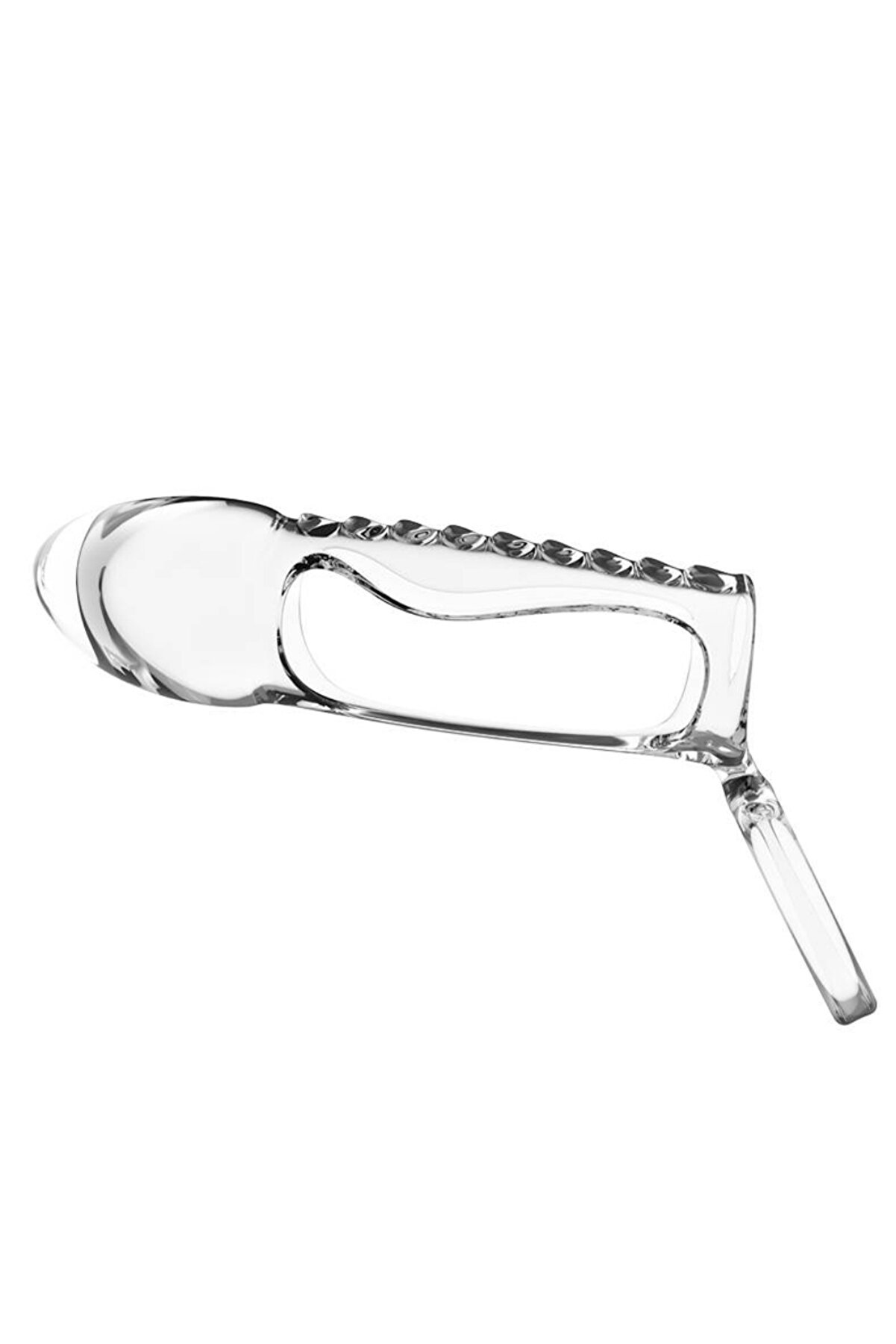 Erox Crystal Peni̇s Sleeve G Poi̇nt Tırtıklı Peni̇s Kılıfı