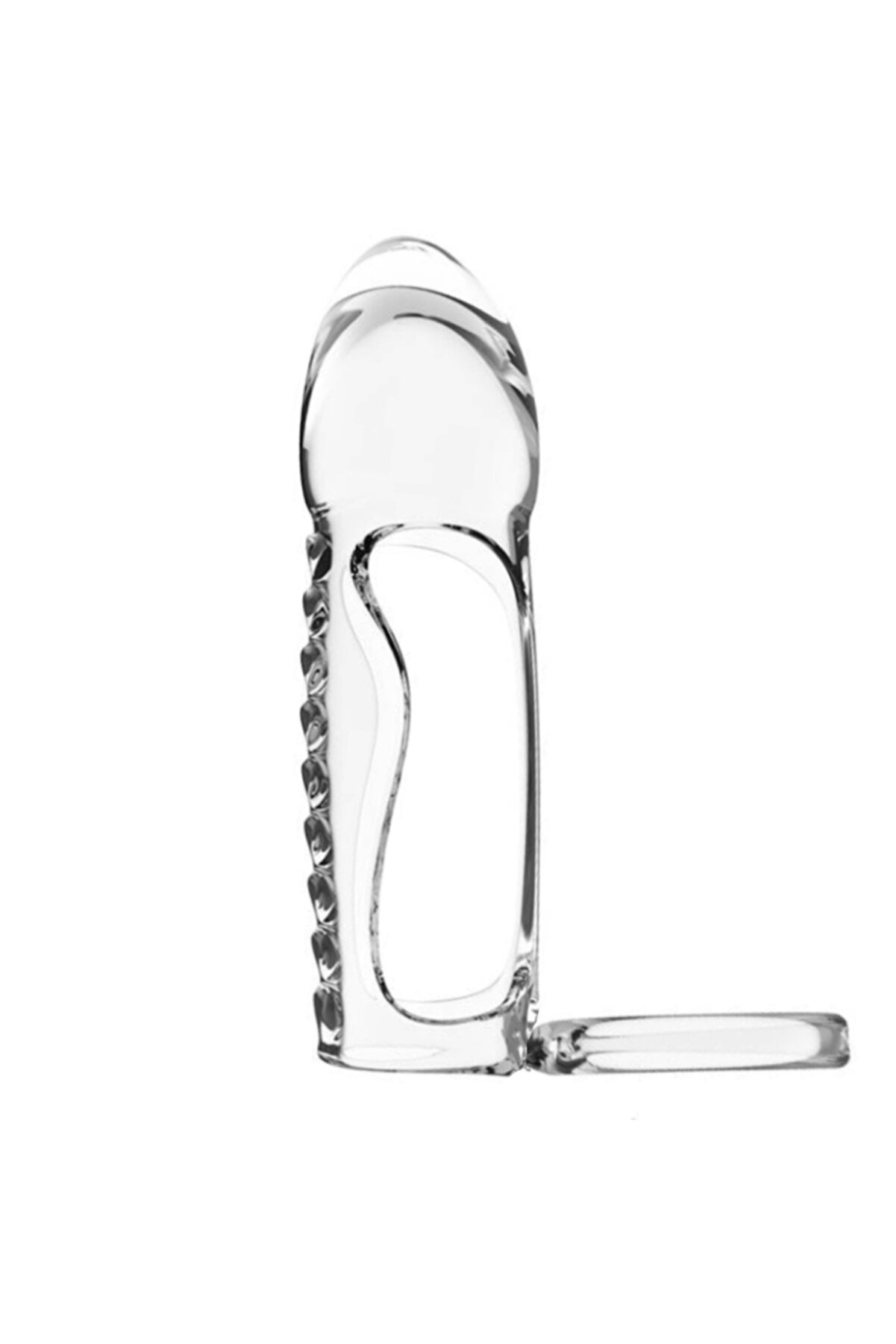 Erox Crystal Peni̇s Sleeve G Poi̇nt Tırtıklı Peni̇s Kılıfı